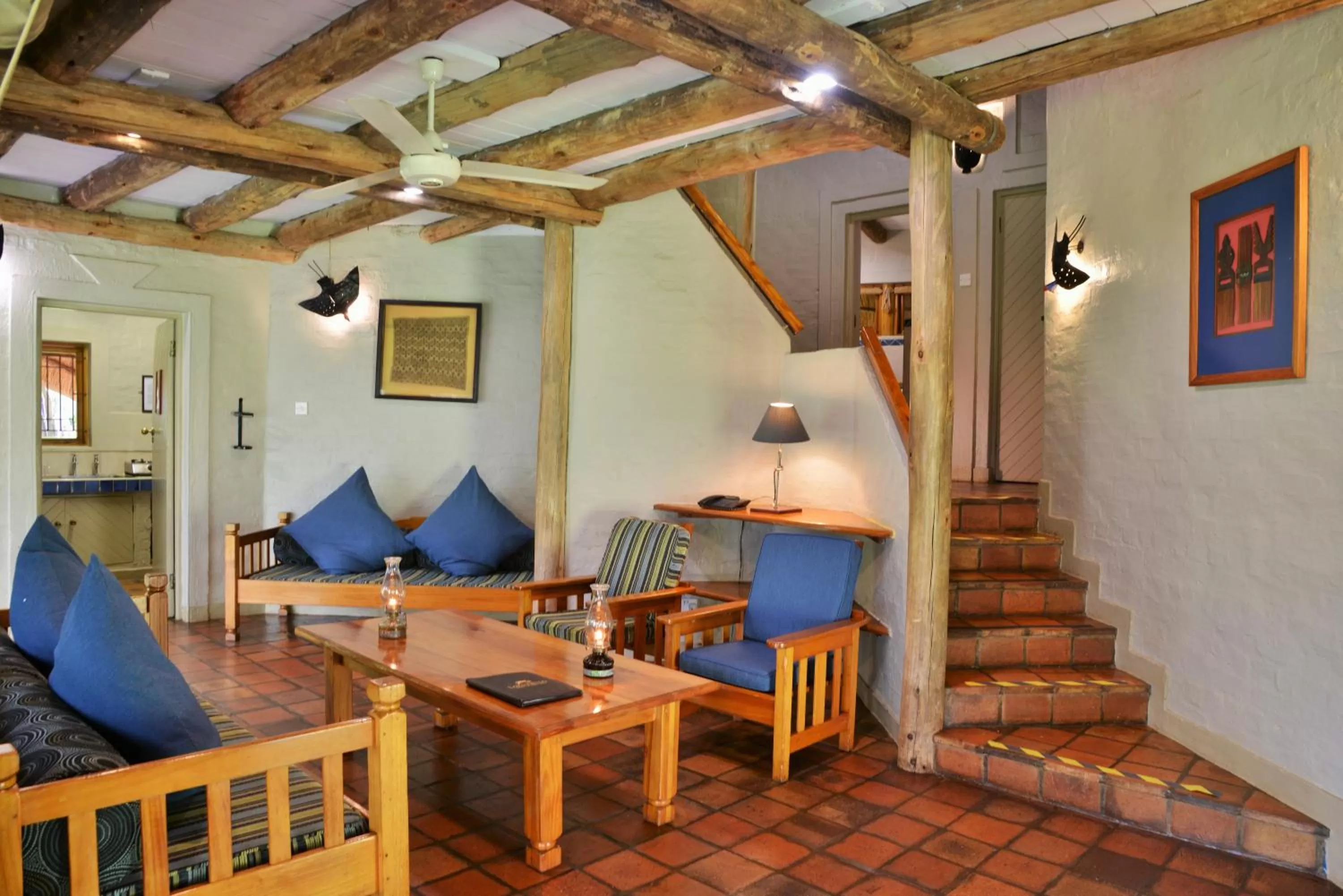 Seating area in Lokuthula Lodges