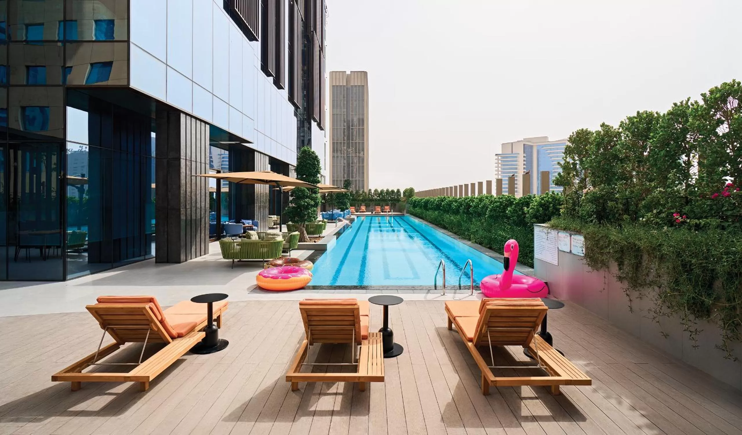 Swimming pool in Barcelo Business Bay Dubai - Formerly Revier Hotel