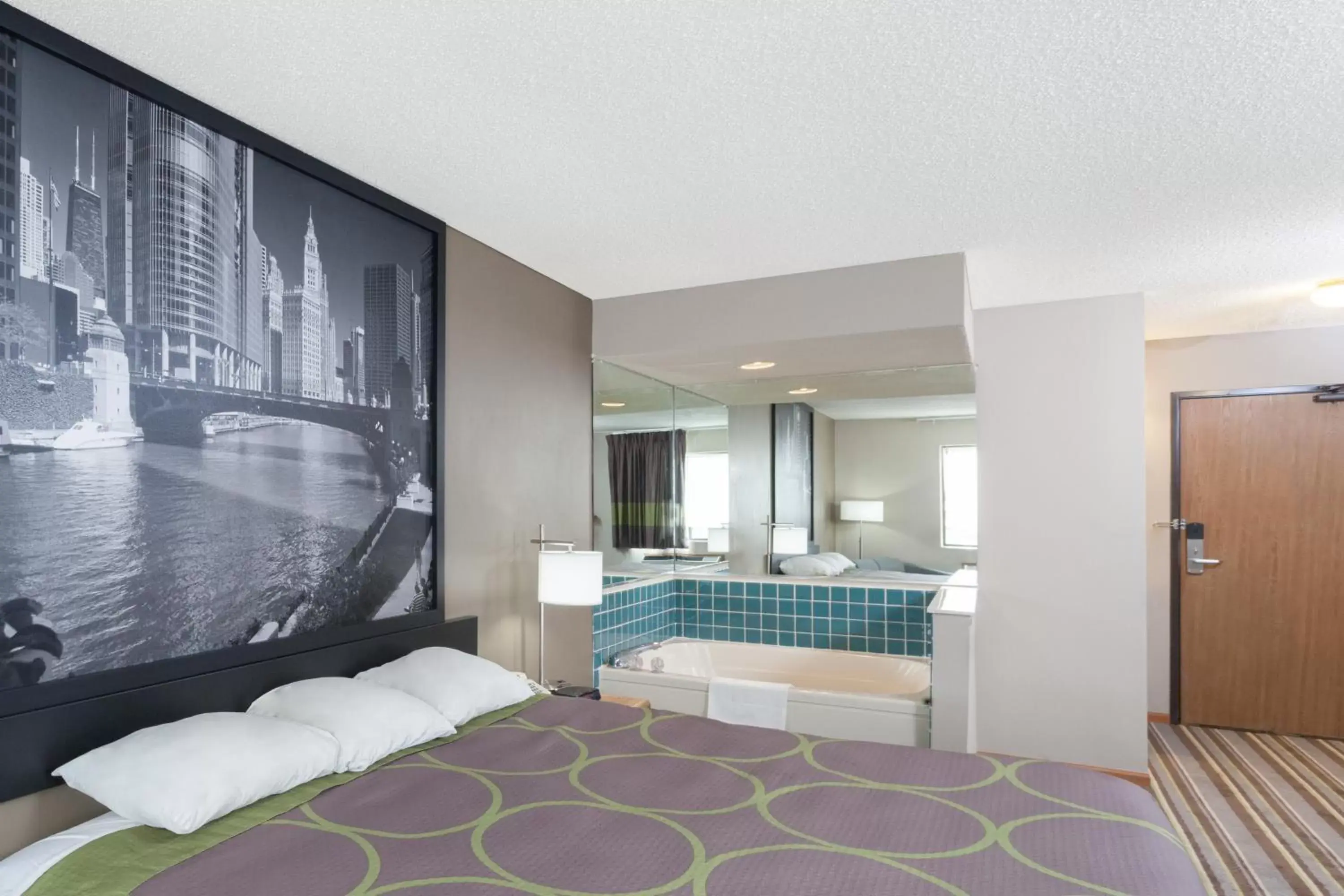 Deluxe King Suite in Super 8 by Wyndham Gilman Deluxe King Suite in Super 8 by Wyndham Gilman