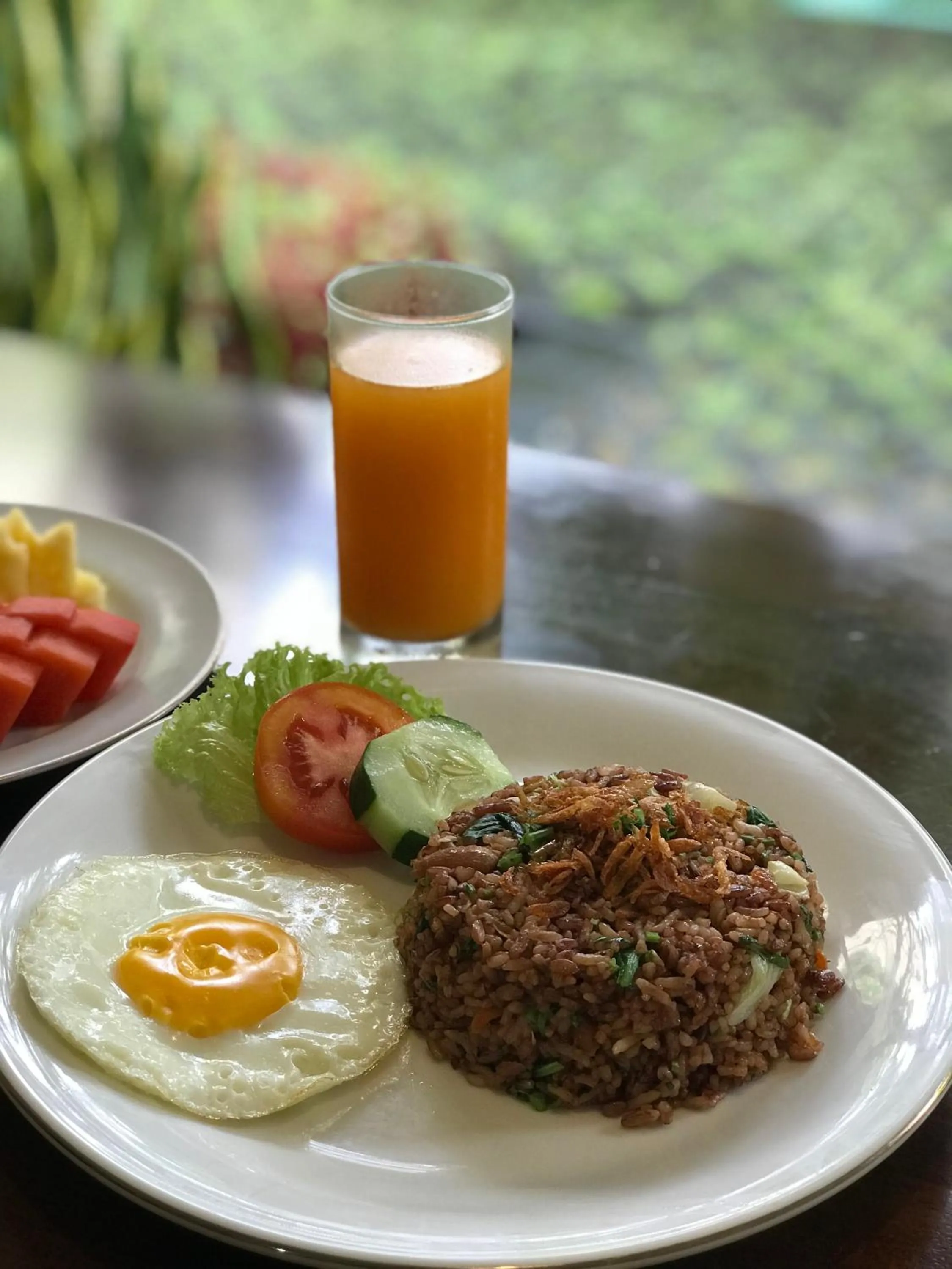 Continental breakfast in Byasa Ubud