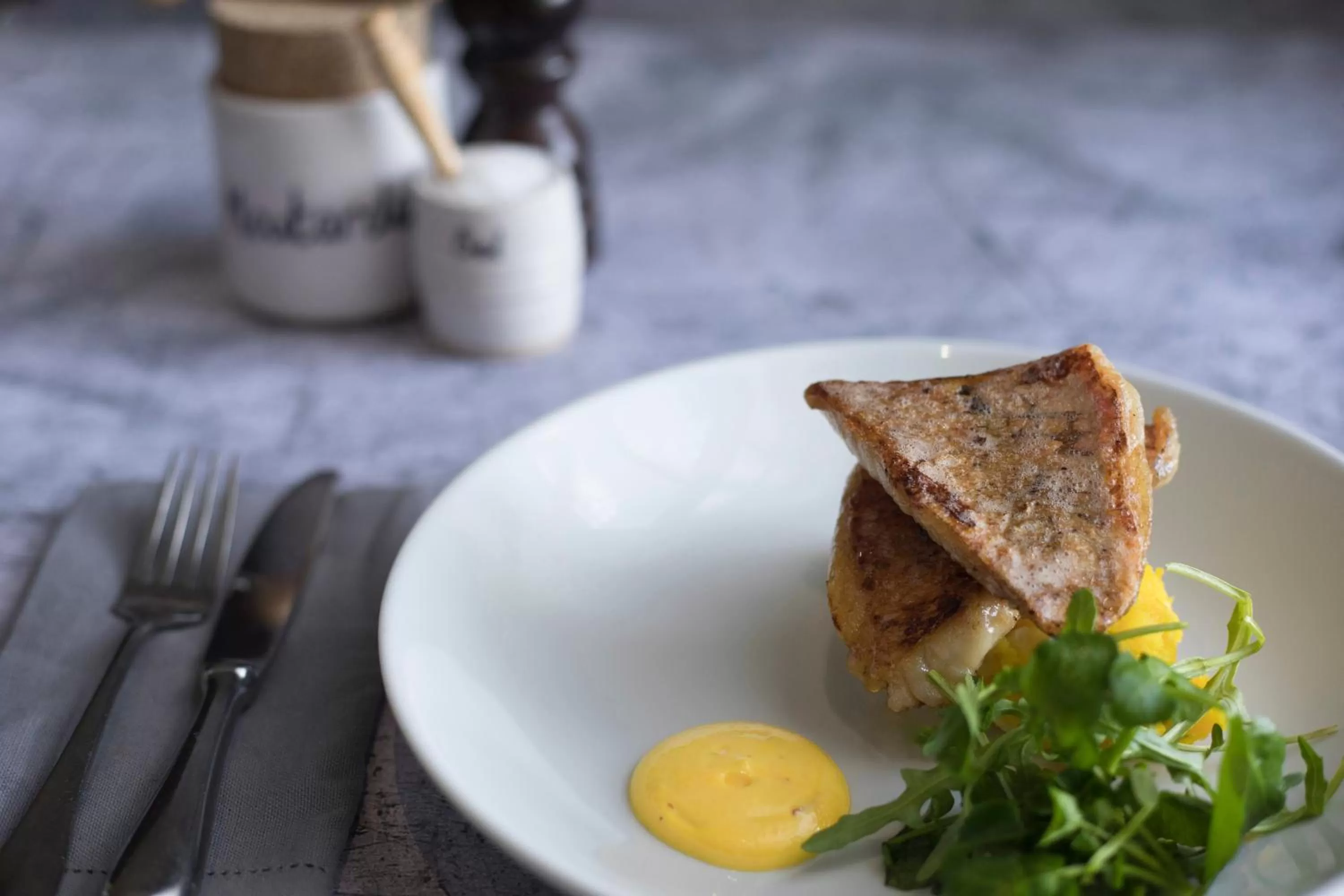 Food close-up in Hotel Du Vin Stratford