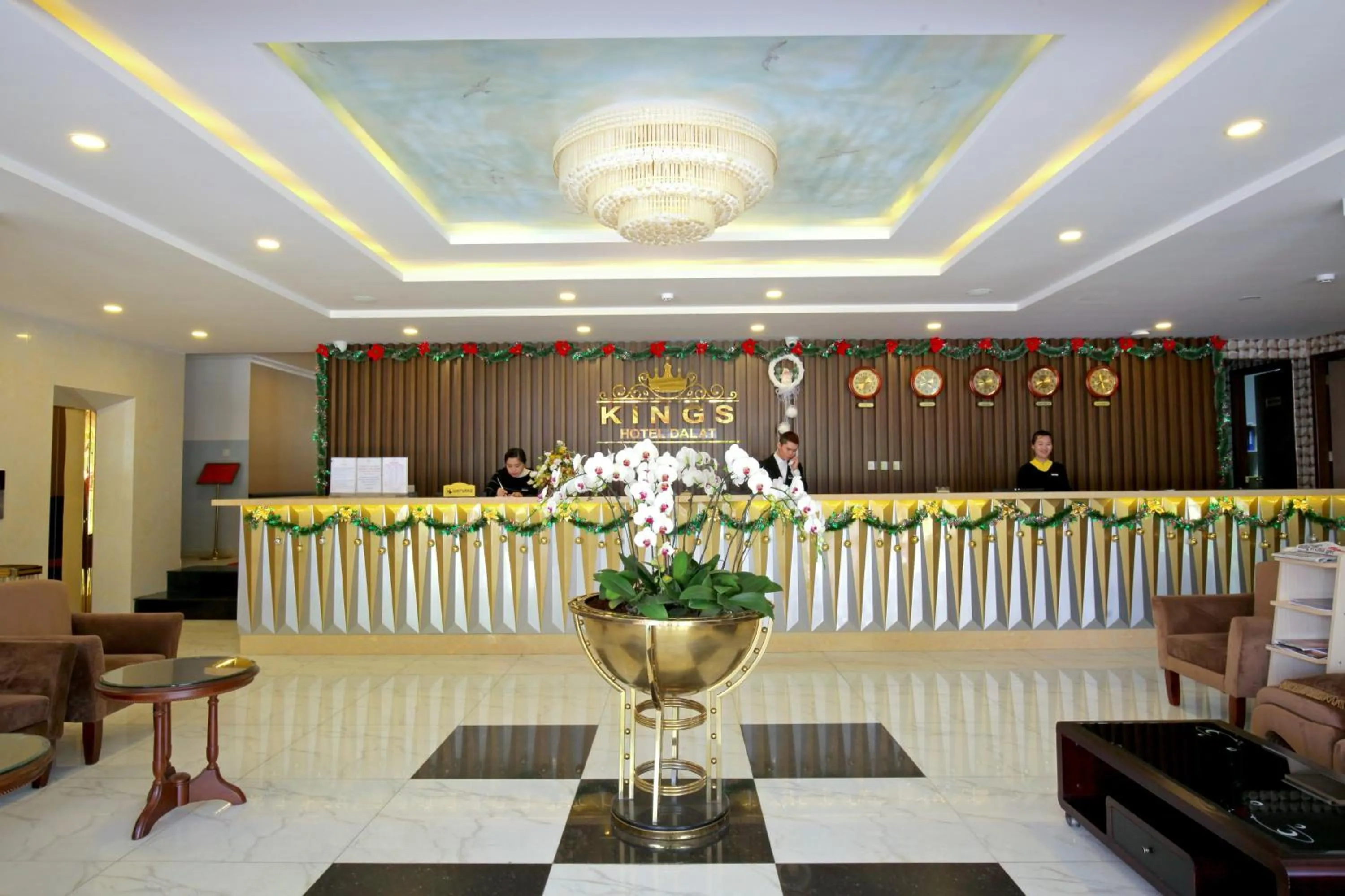 Lobby or reception in Kings Hotel Dalat