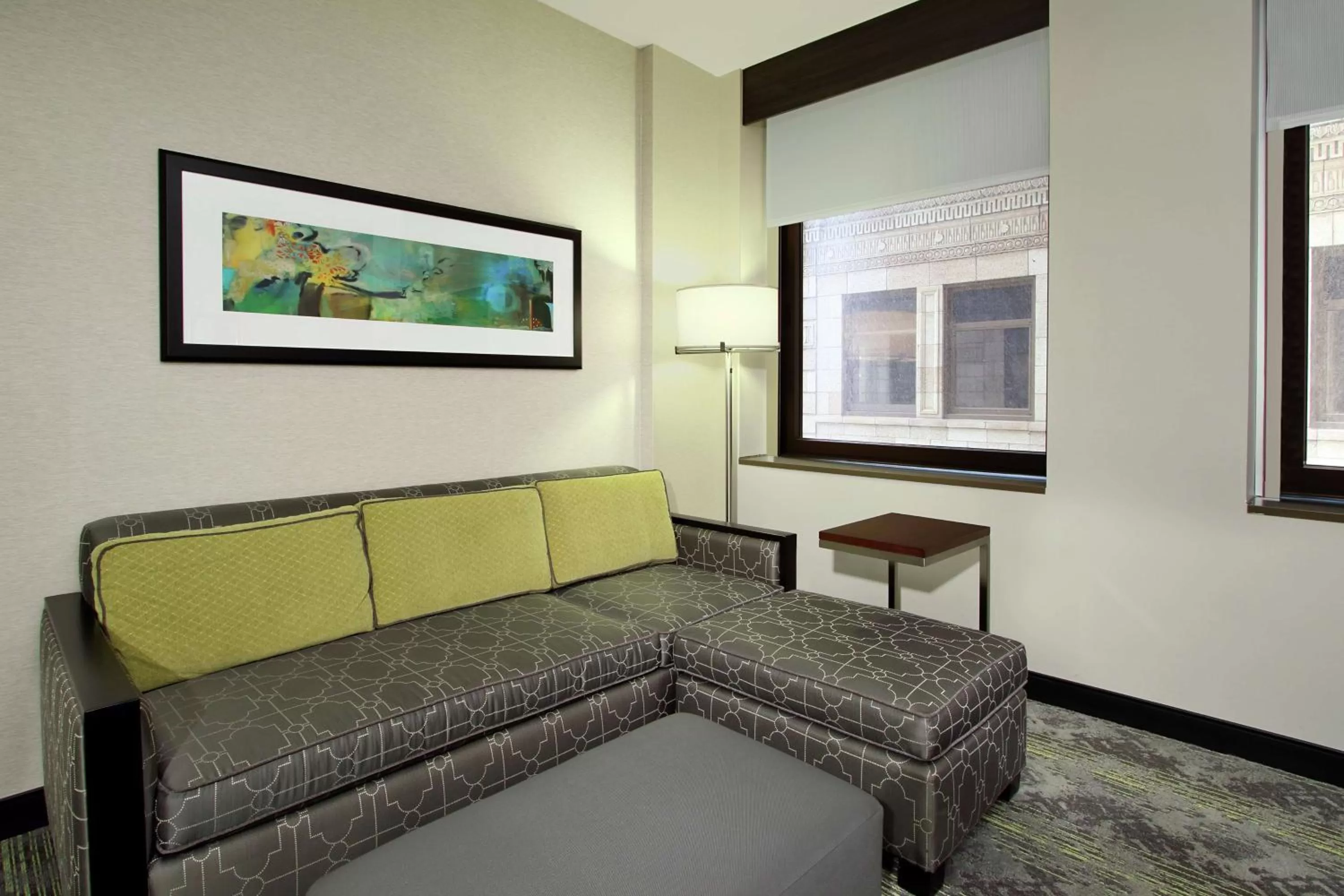 One-Bedroom King Suite with River View in Embassy Suites Pittsburgh-Downtown
