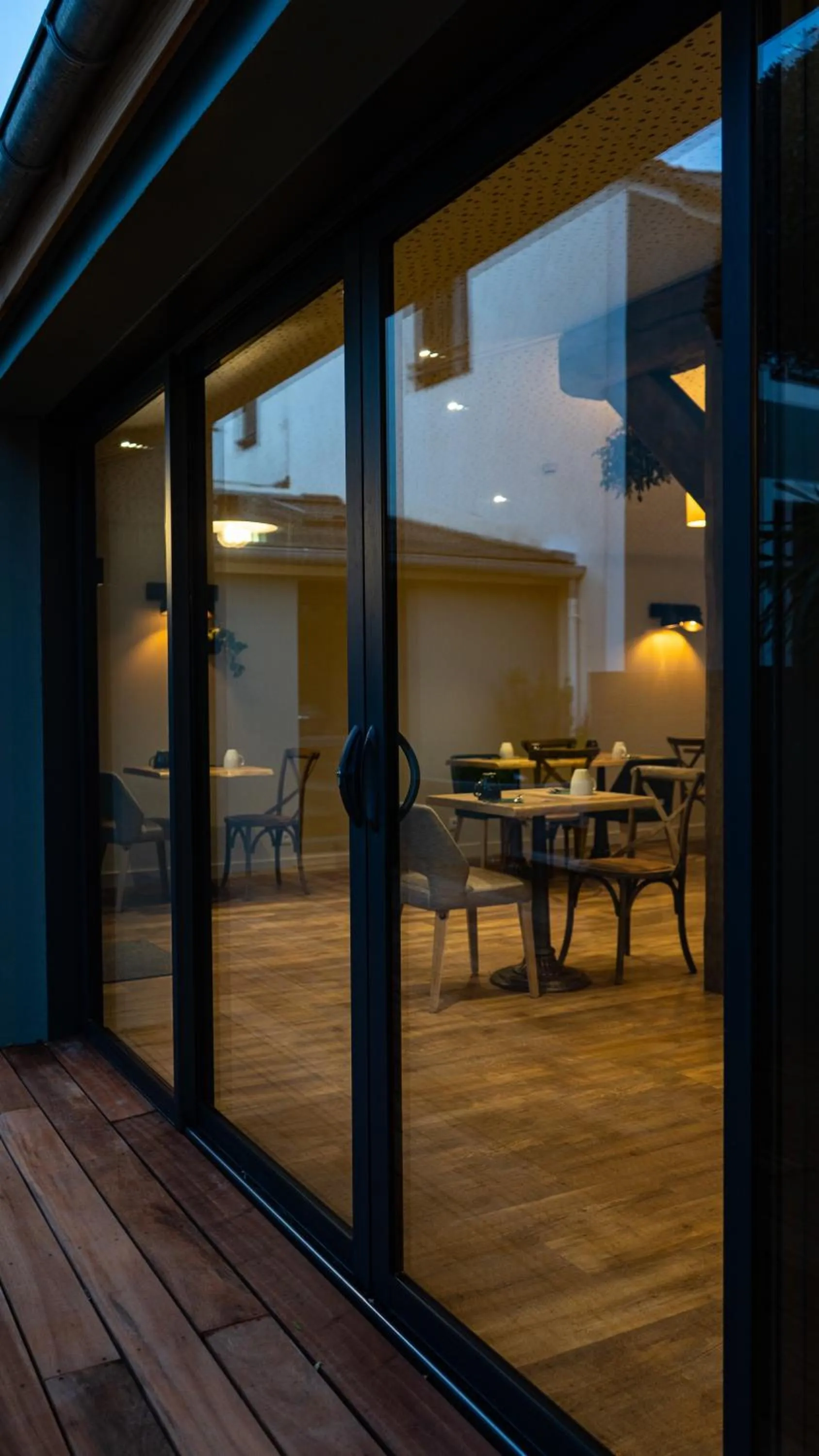 Patio in Hôtel Vauban