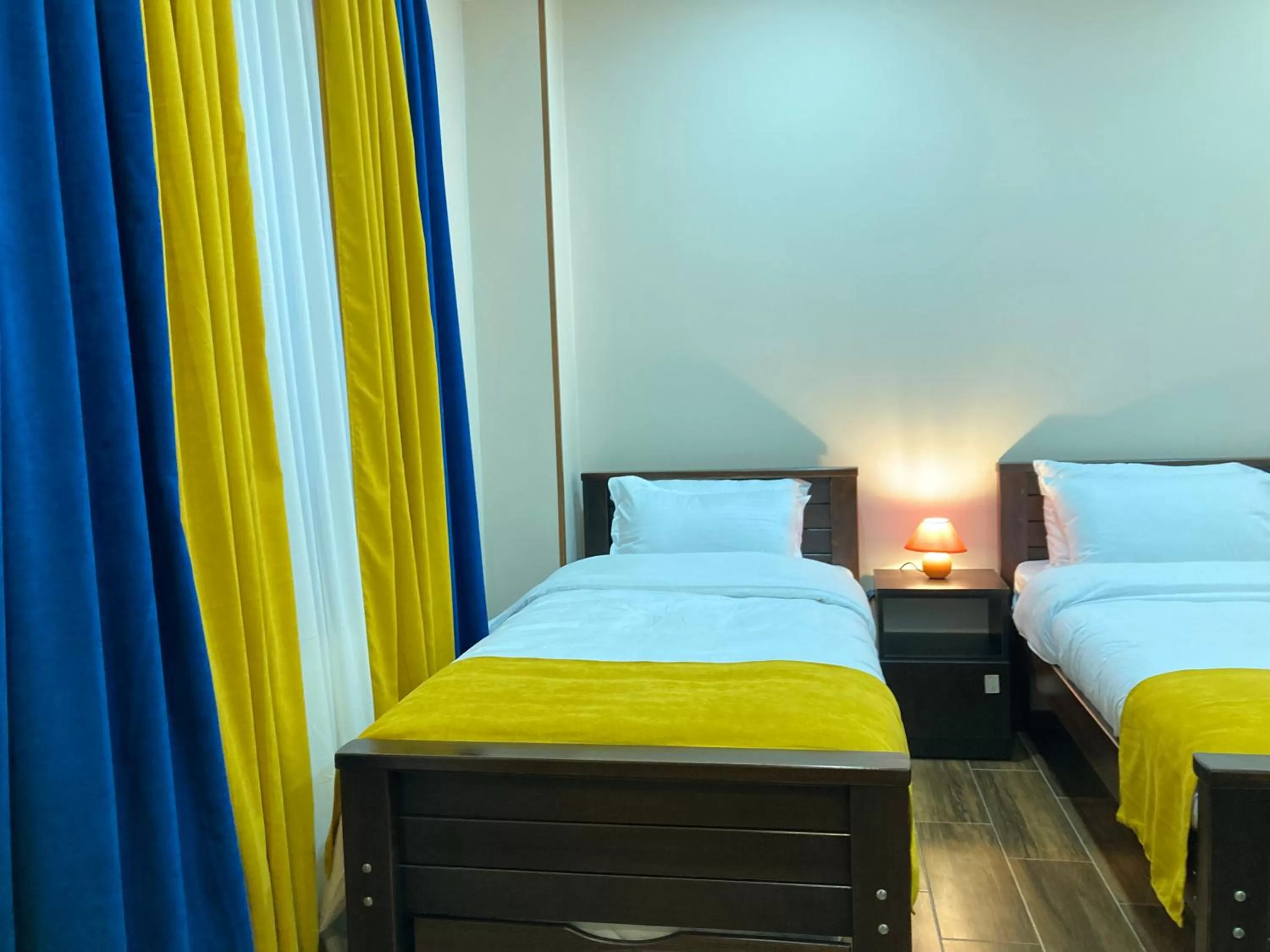 Bed in Borjomi Yellow Hotel