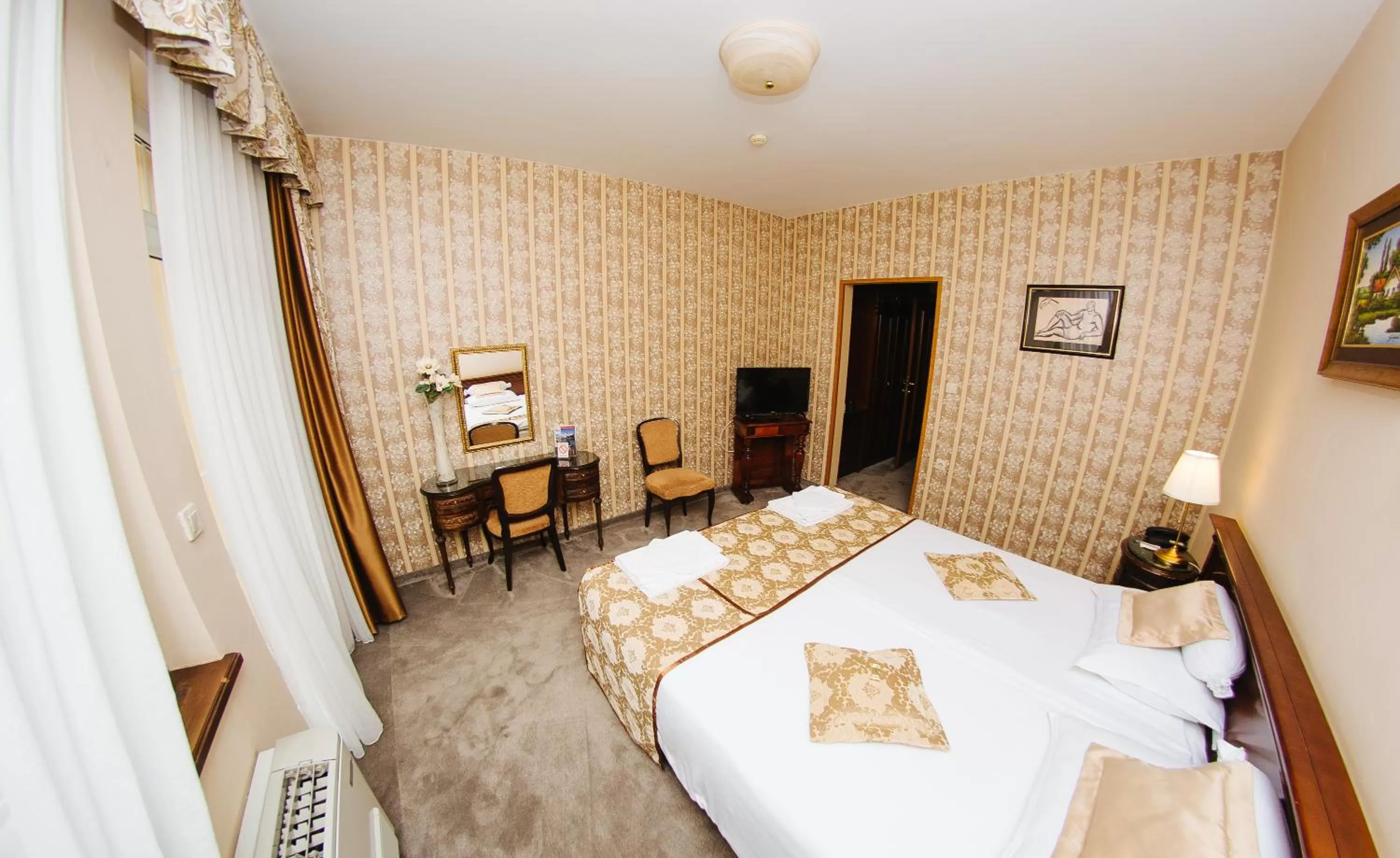 Bed in Garni Hotel Andric