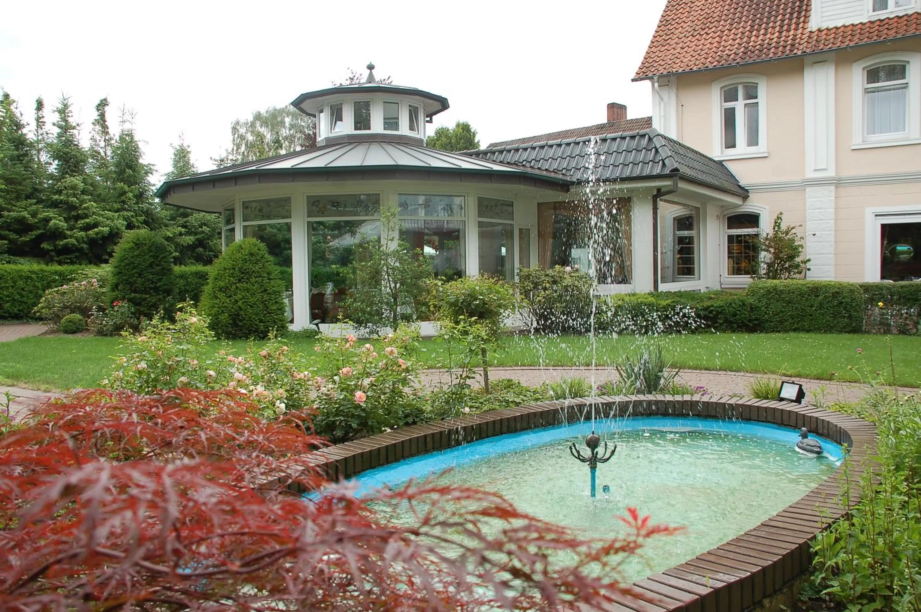 Garden, Property Building in Ferienhotel Haus Becker