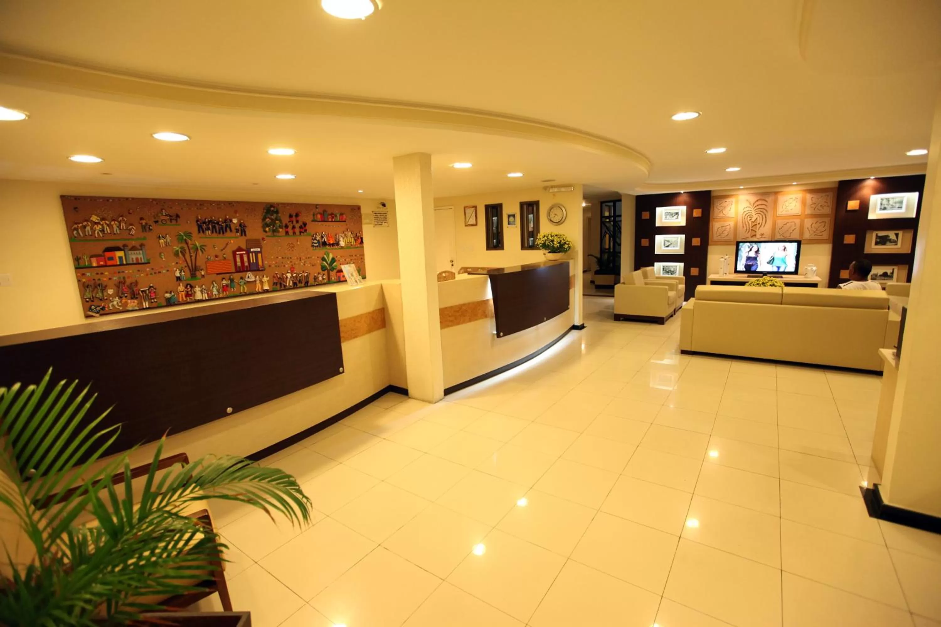 Lobby or reception in San Manuel Praia Hotel
