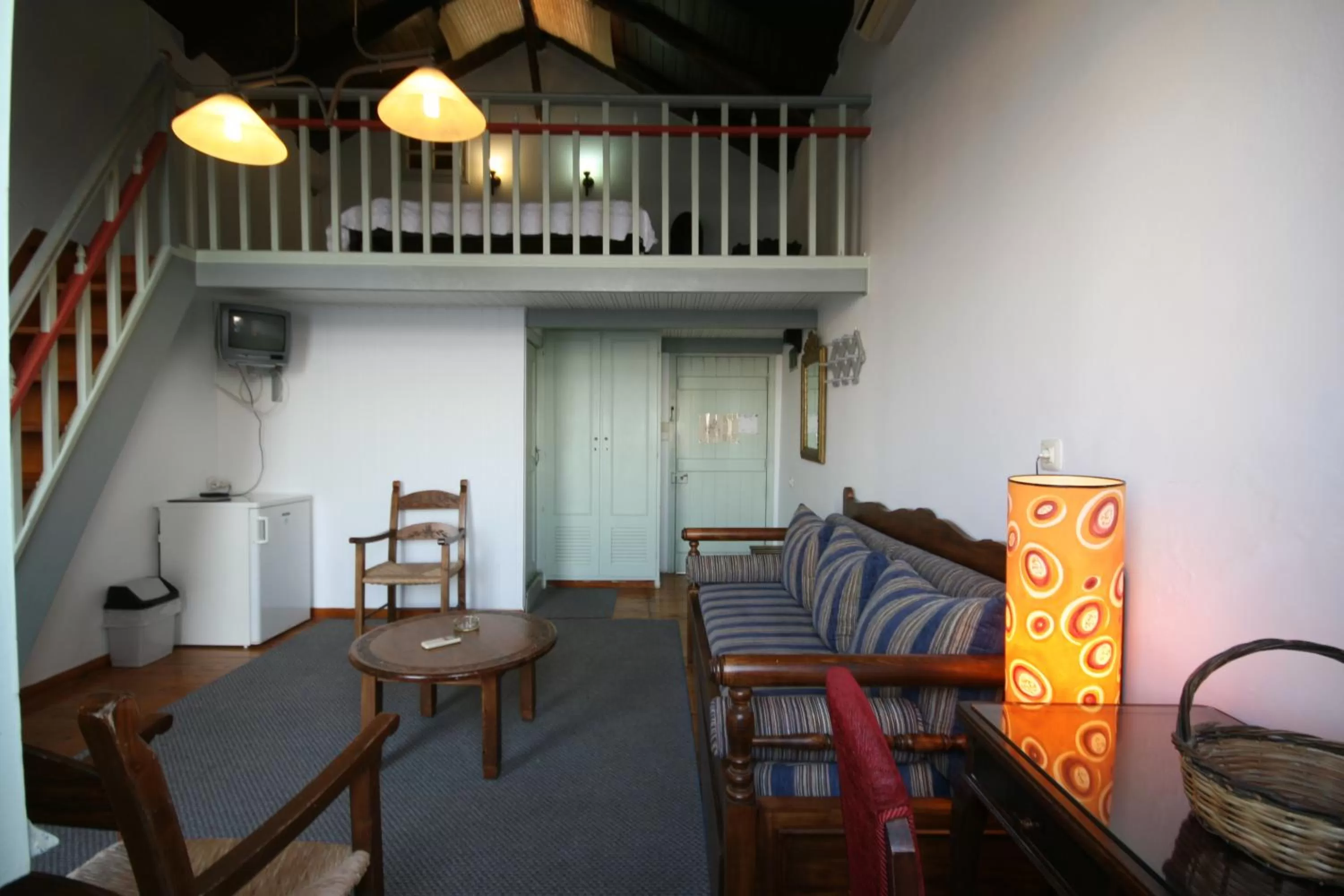 Seating area in Nostos Hotel