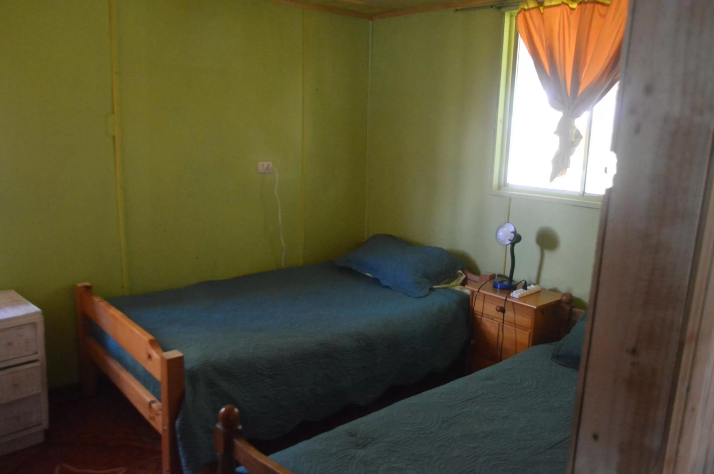 Bed in Coyunche Cabañas y Camping Laja & San Rosendo