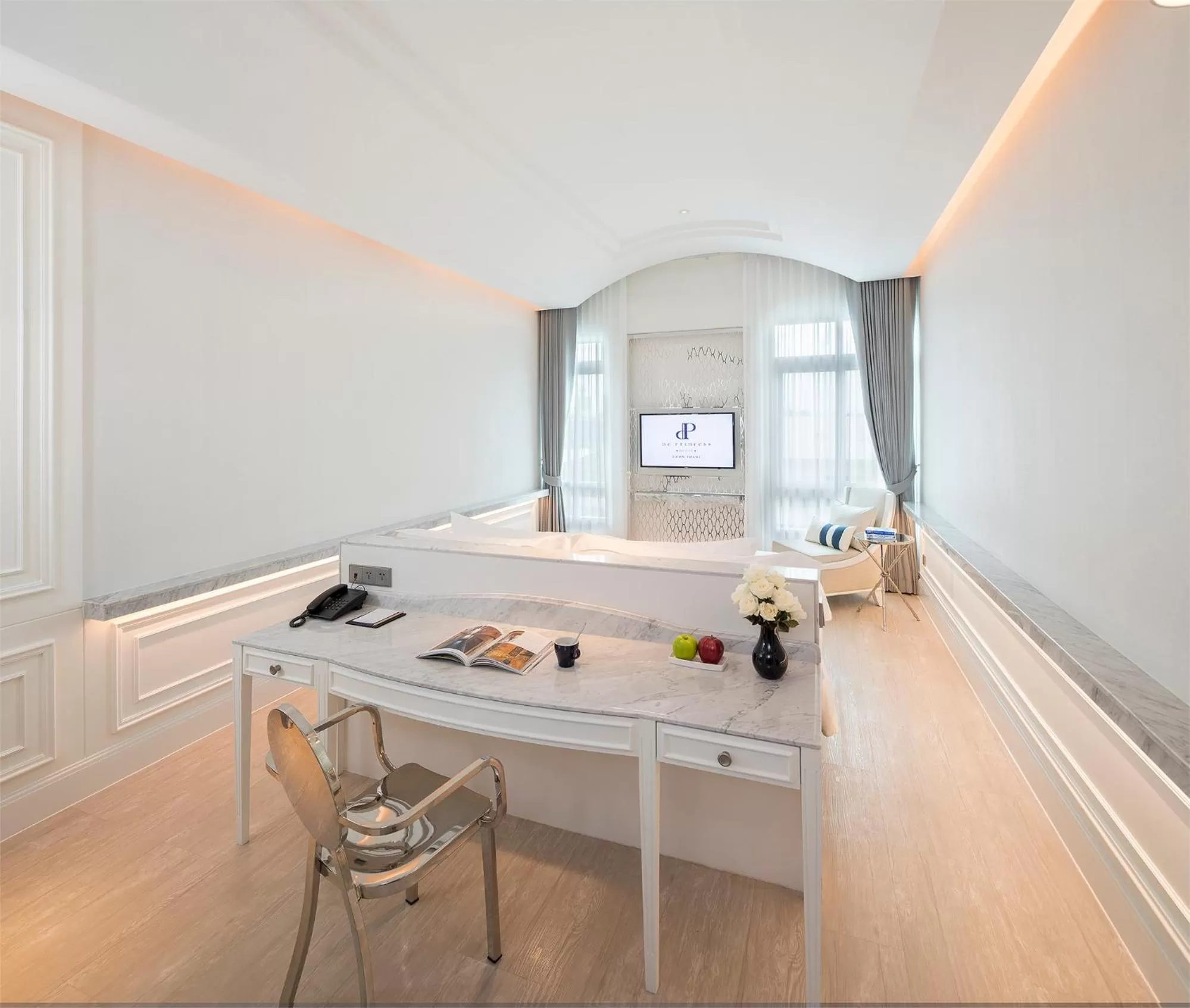 Bed in De Princess Hotel Udonthani