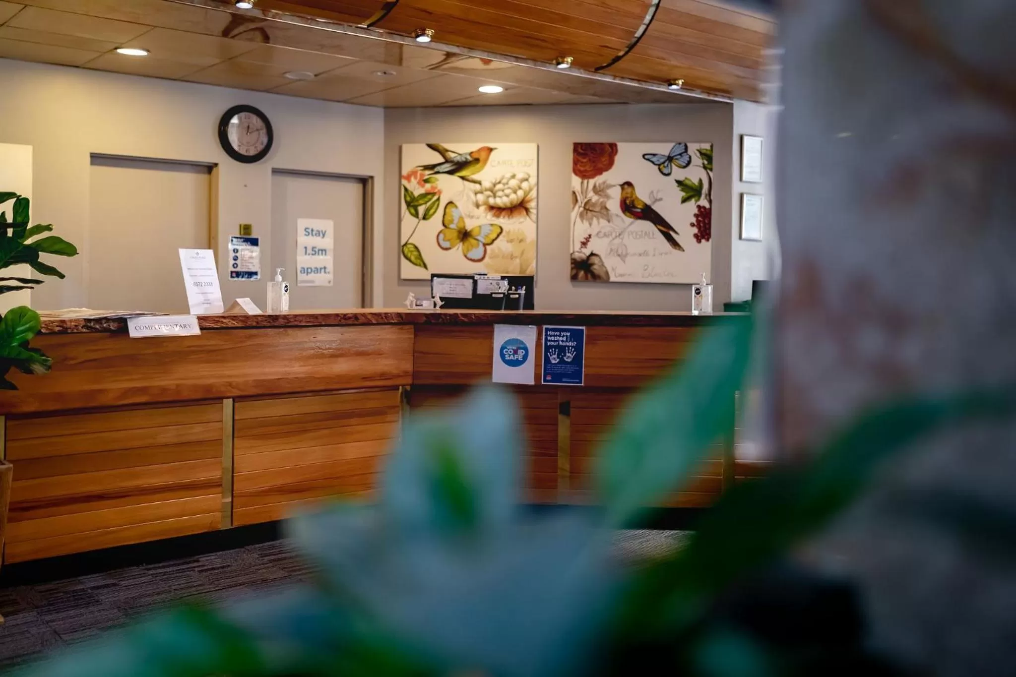 Lobby or reception in Charbonnier Motor Inn