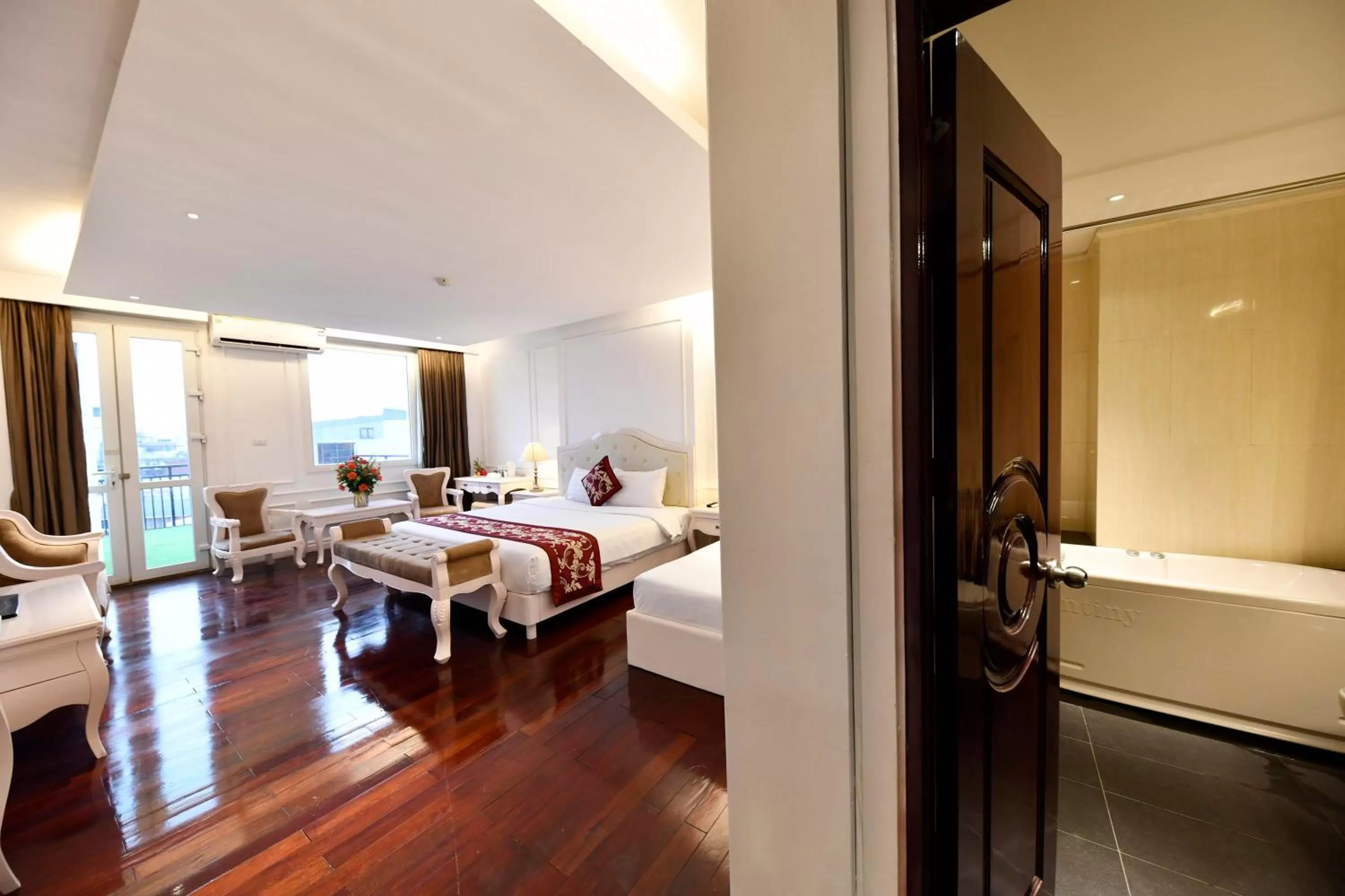 Family Room with Terrace in Hanoi Traveller House