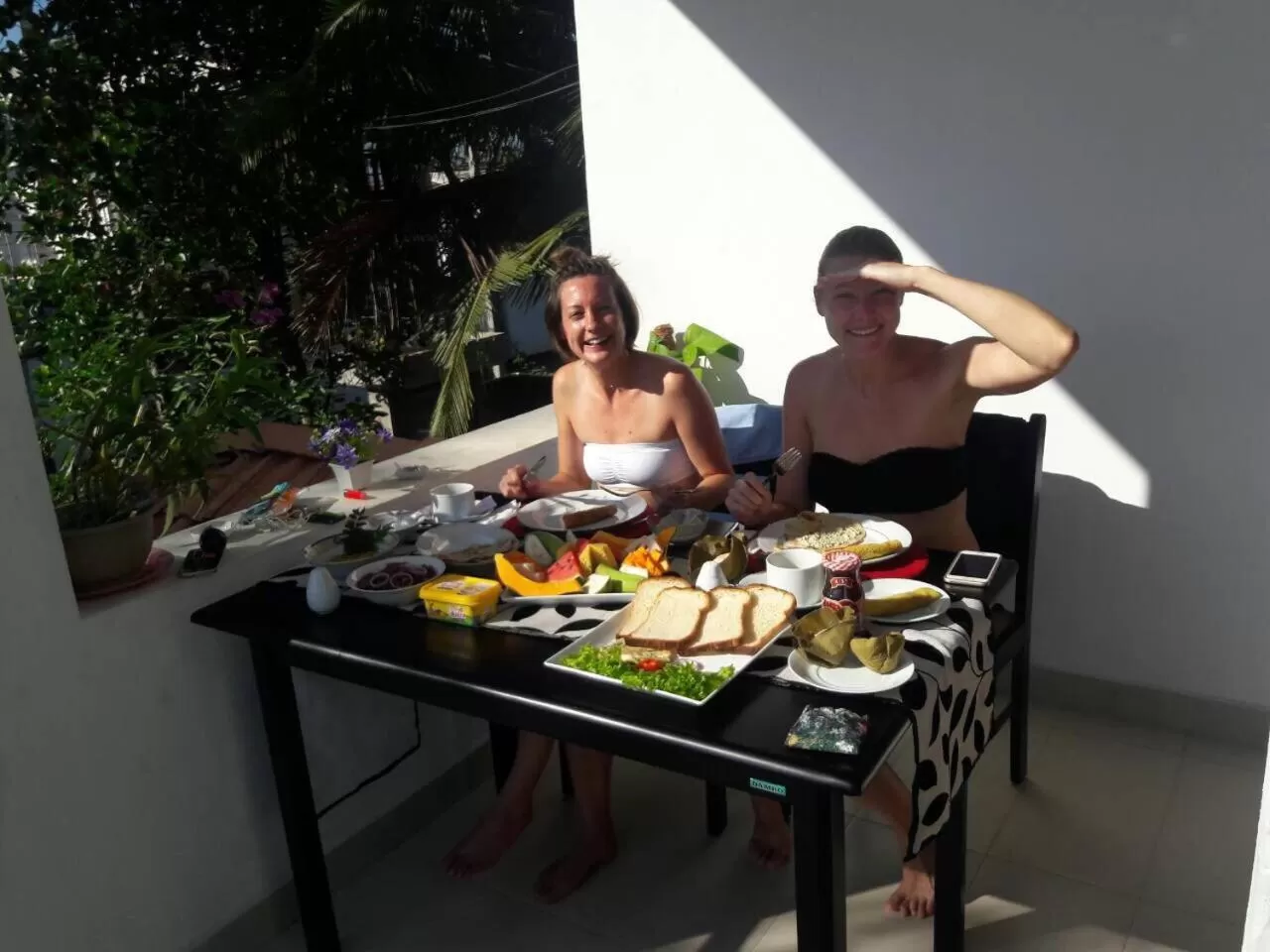 Balcony/Terrace in Dedunu Home Bentota