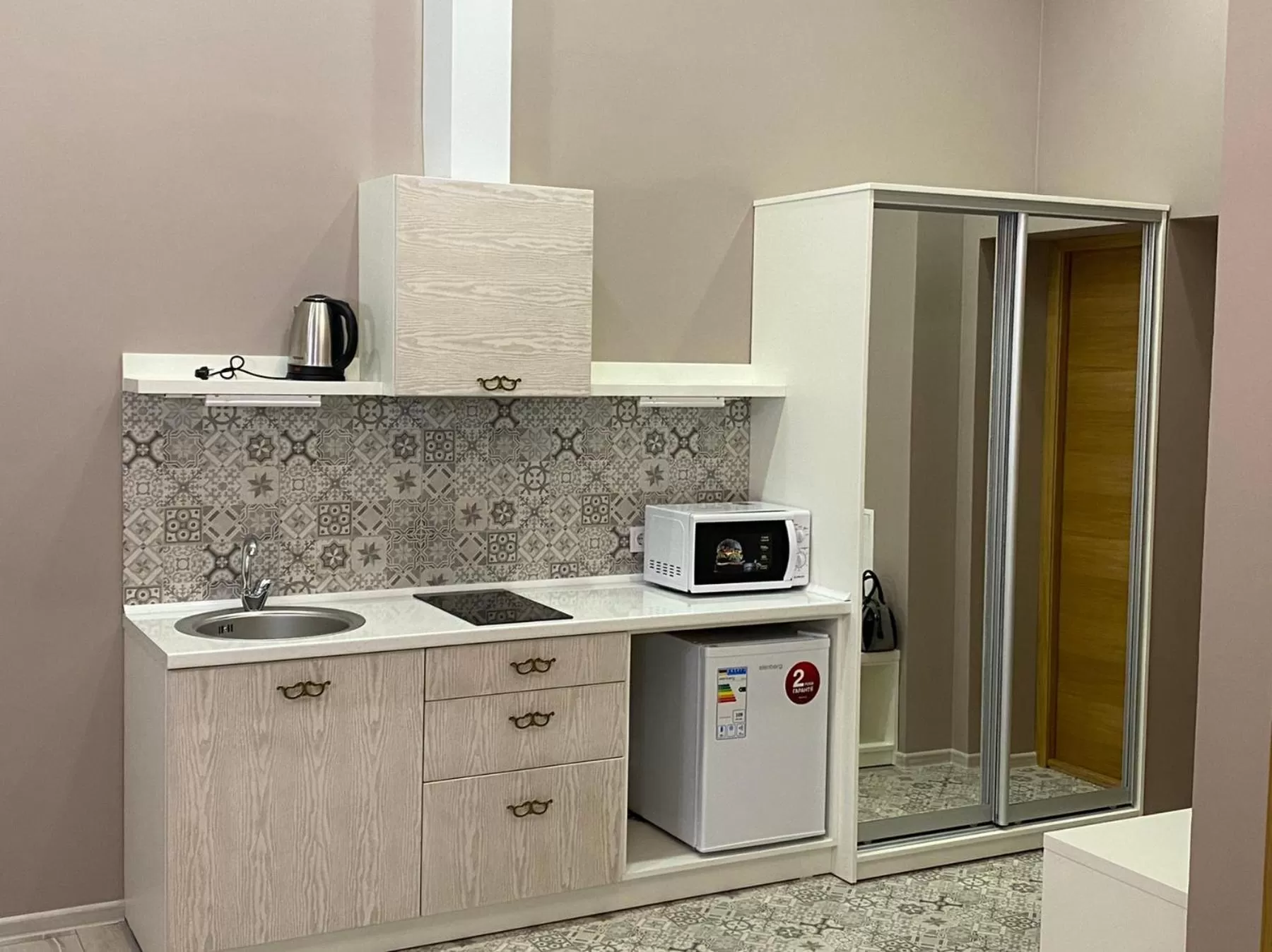 Kitchen or kitchenette, Kitchen/Kitchenette in Heart Kyiv Apart-Hotel