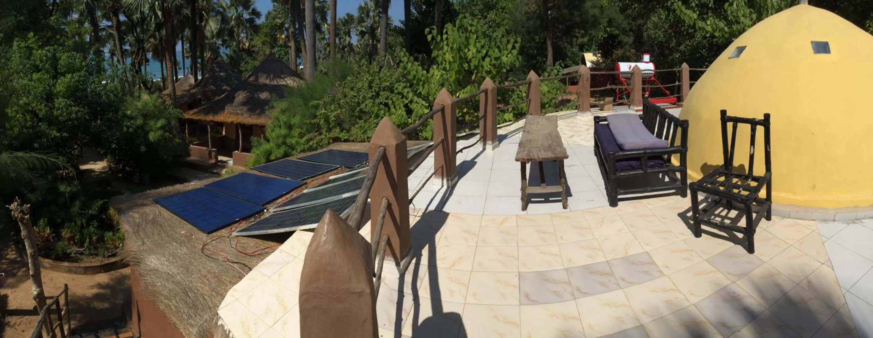 Patio in Nemasu Eco-lodge