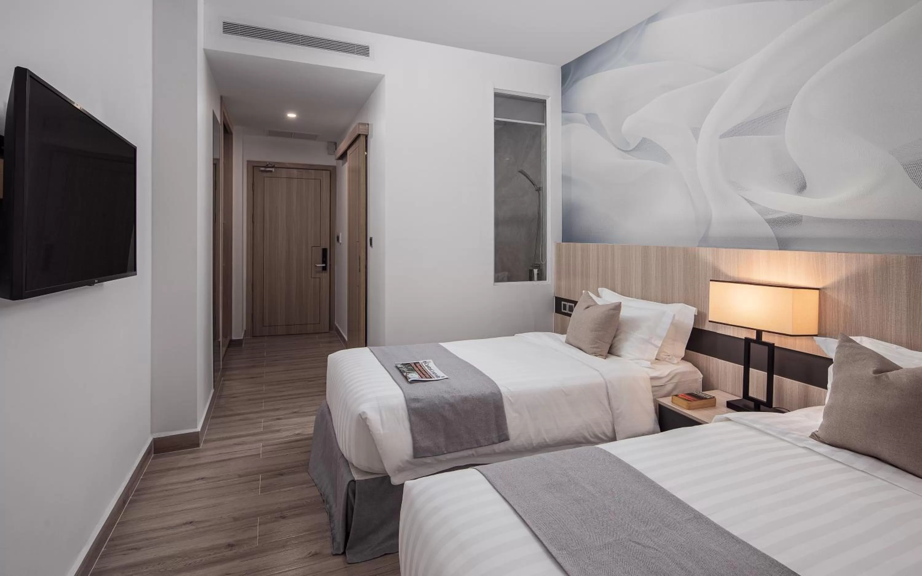 Bed in Sensory Park Urban Hotel