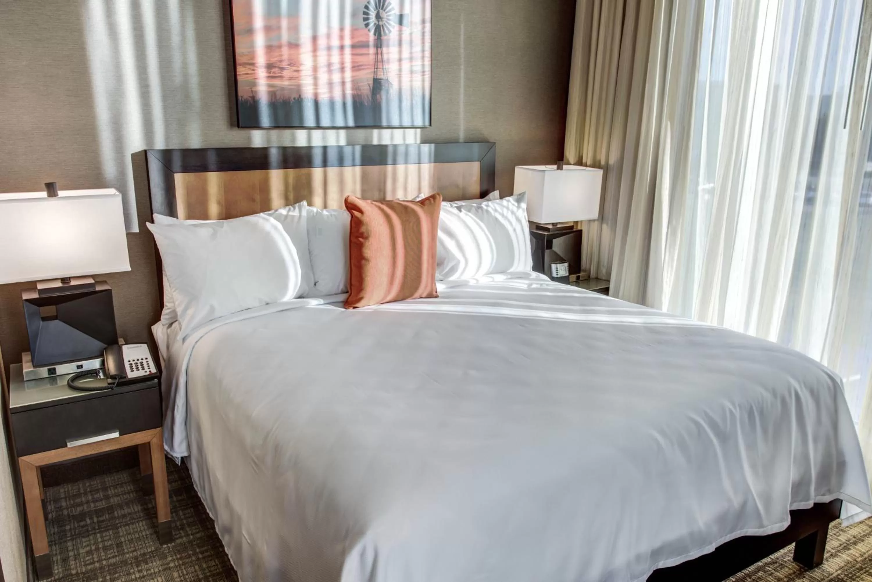 Bedroom, Bed in Cambria Hotel Plano - Frisco