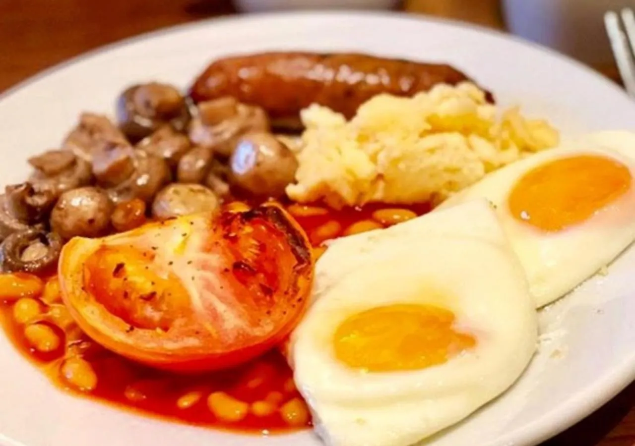 Food close-up in Corus Hyde Park Hotel