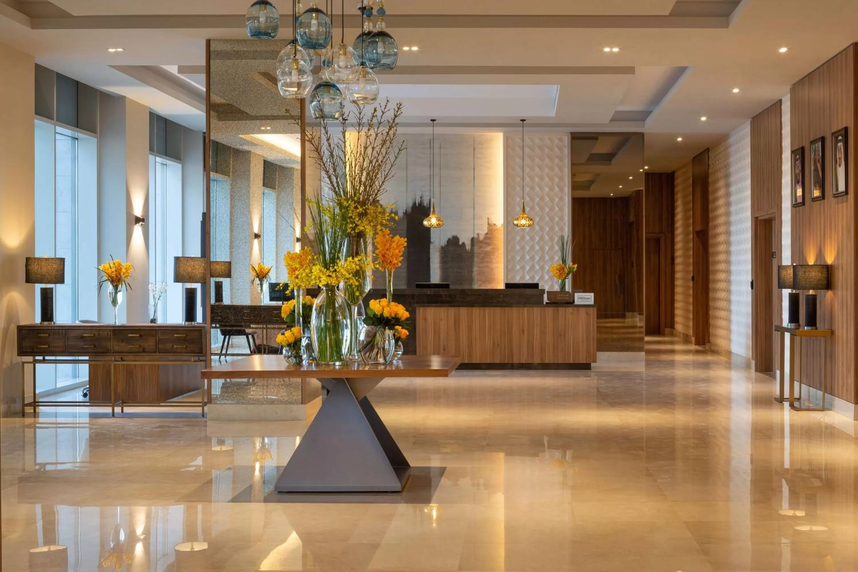 Lobby or reception in Hilton Garden Inn Riyadh Financial District