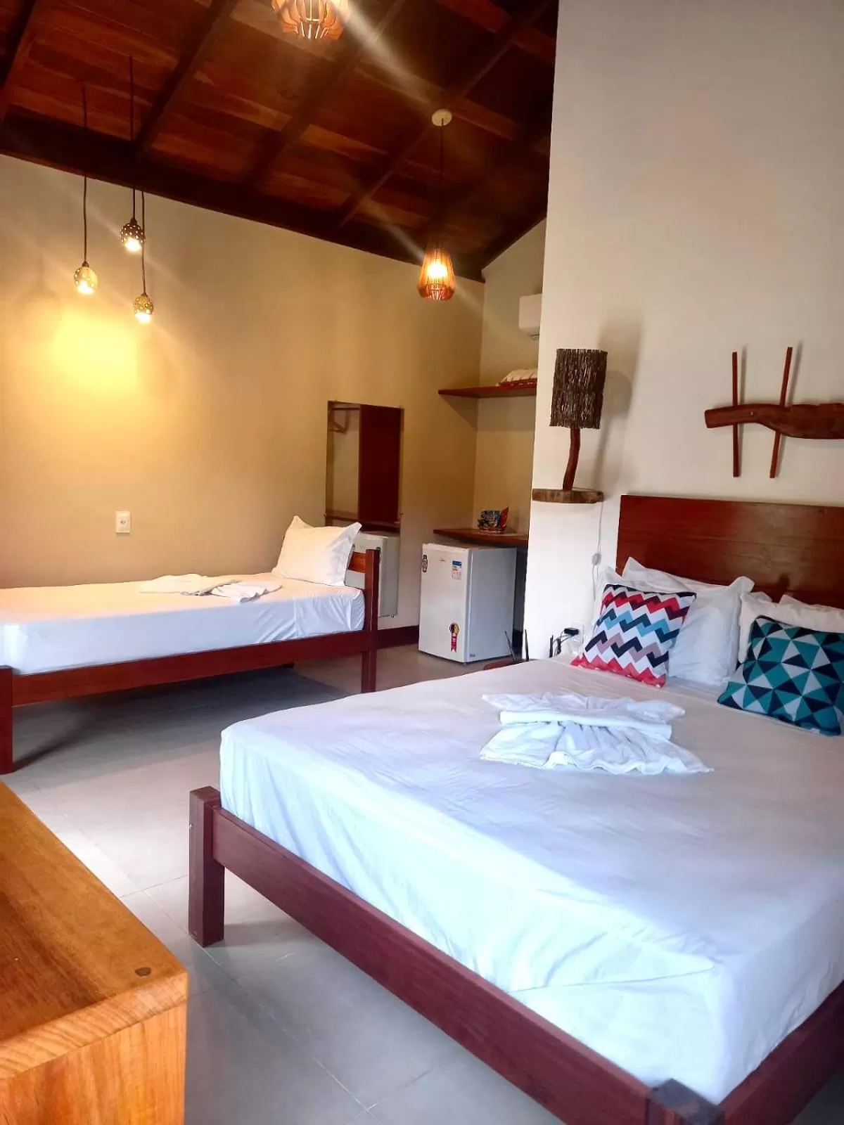 Photo of the whole room, Bed in POUSADA RANCHO PARAISO