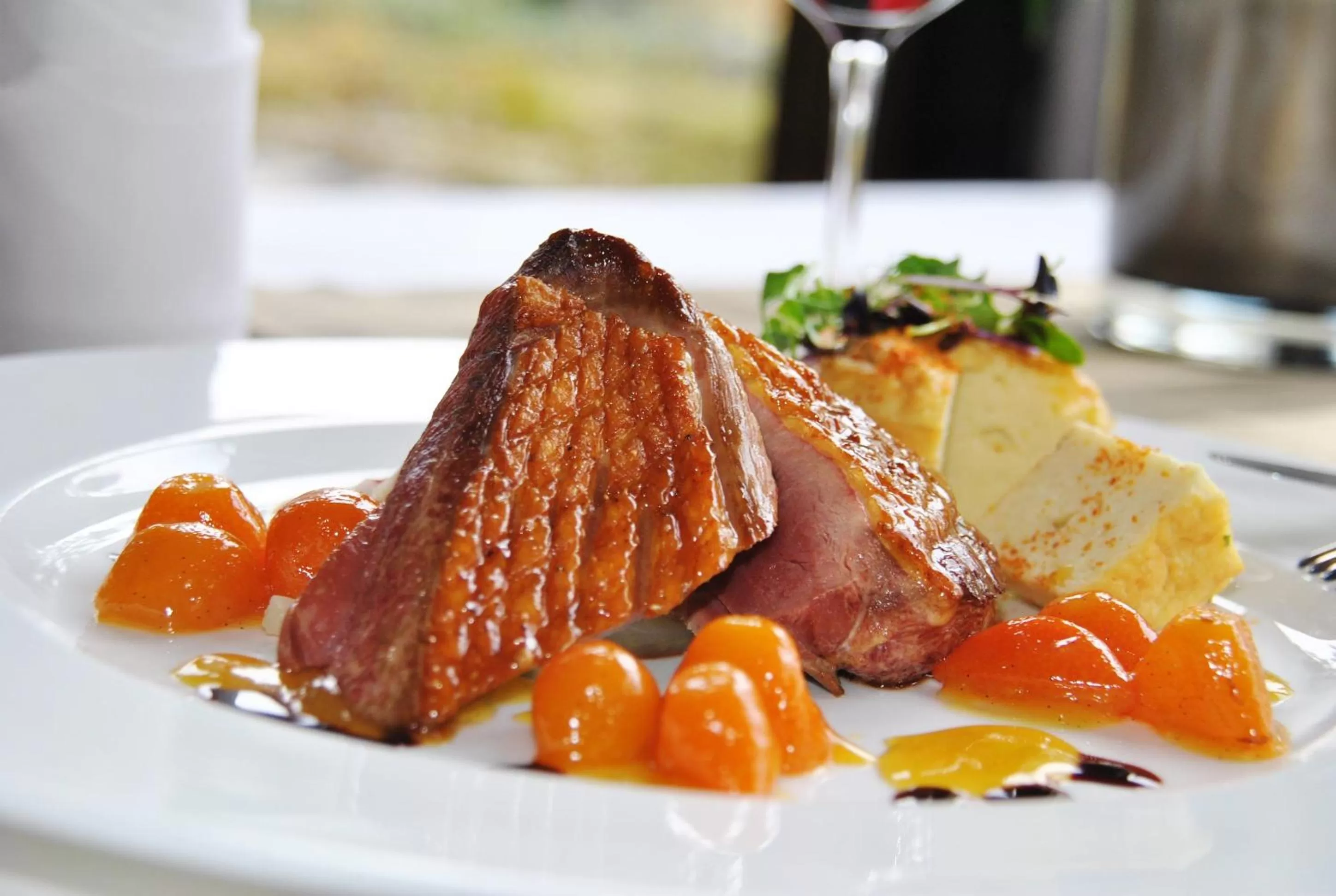 Food close-up in Romantik Hotel Stryckhaus