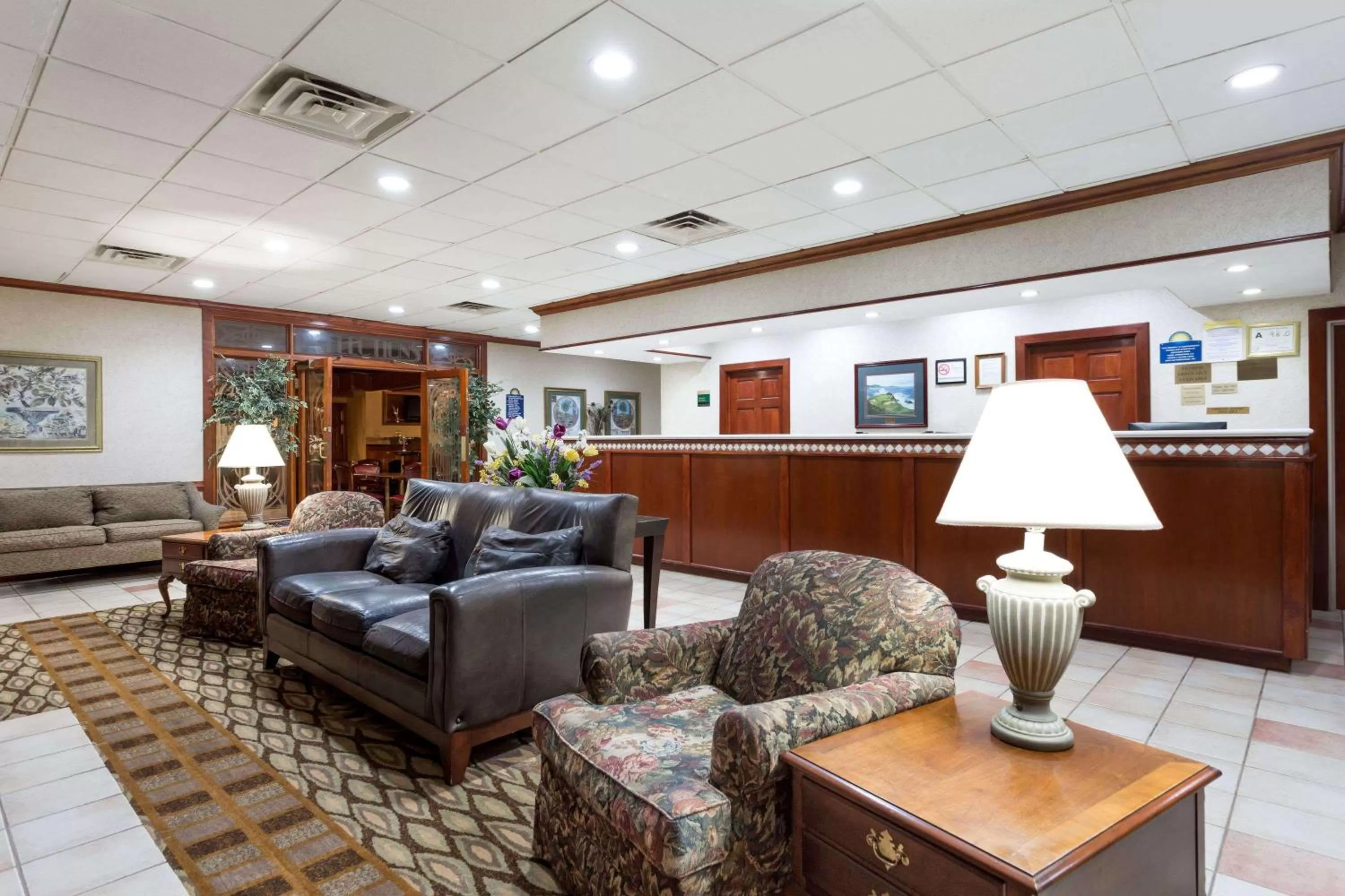 Lobby or reception in Days Inn & Conf Center by Wyndham Southern Pines Pinehurst