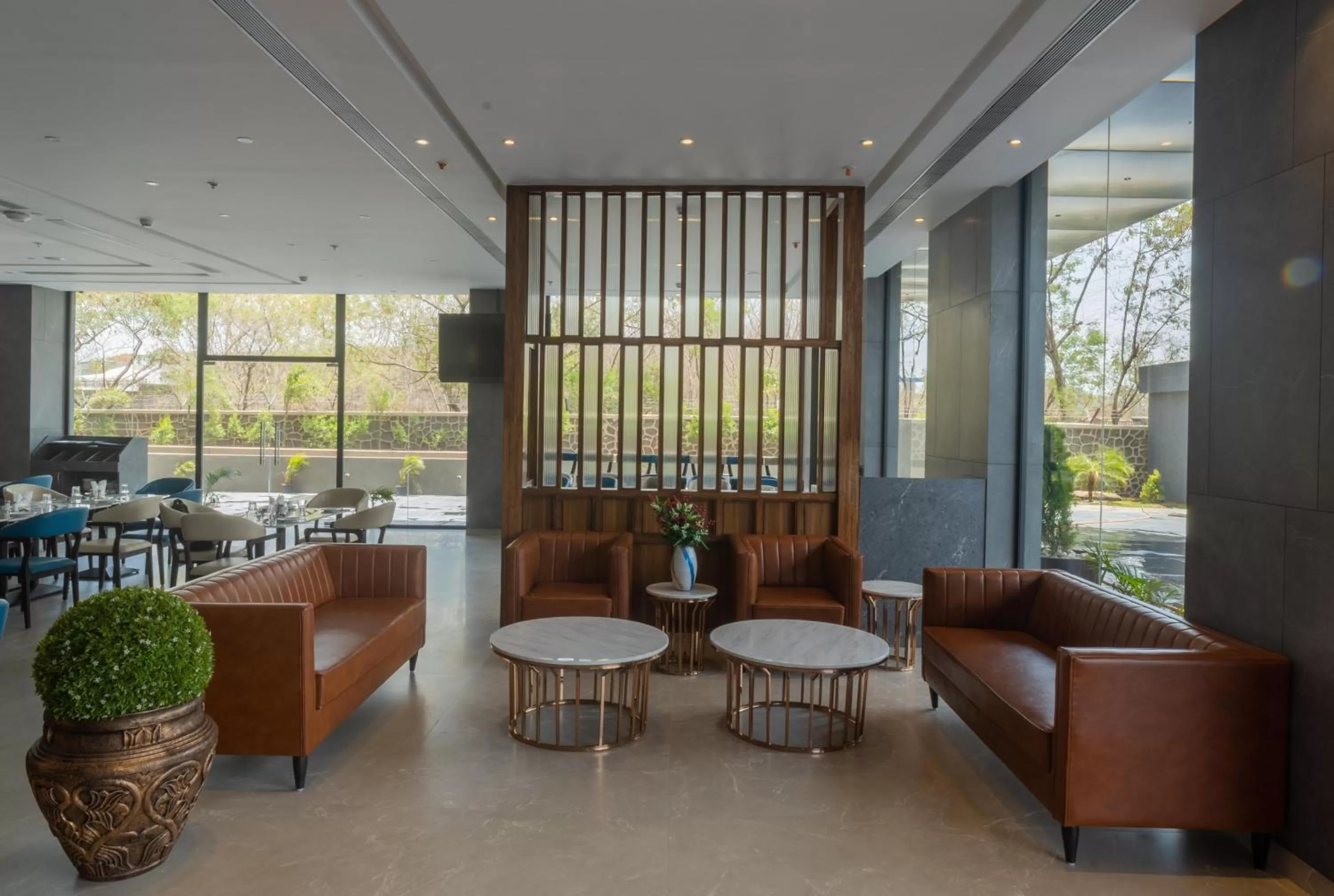 Lobby or reception, Lounge/Bar in The Monarch at Chakan MIDC, Pune