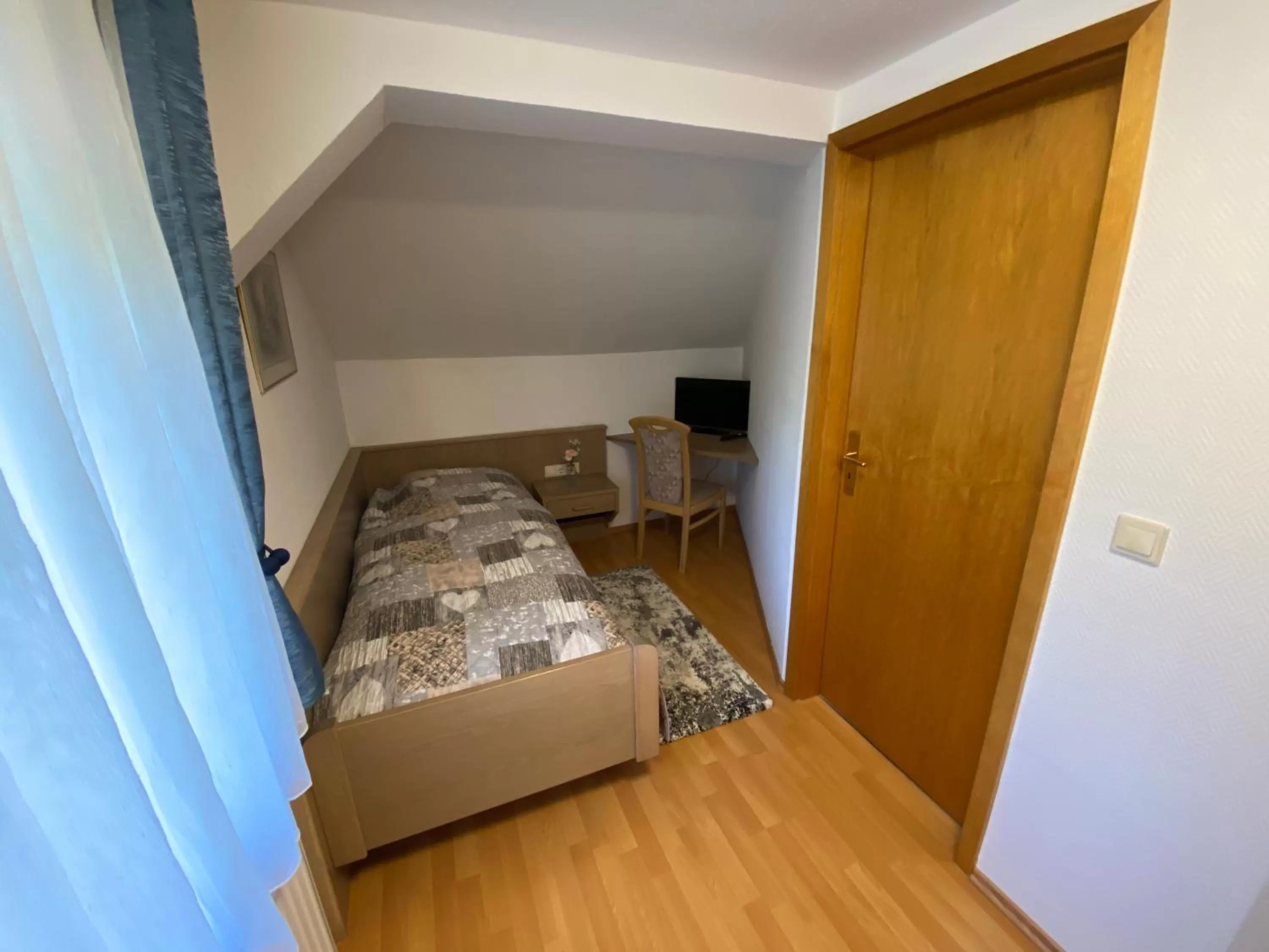 Bed in Hotel Bielatal