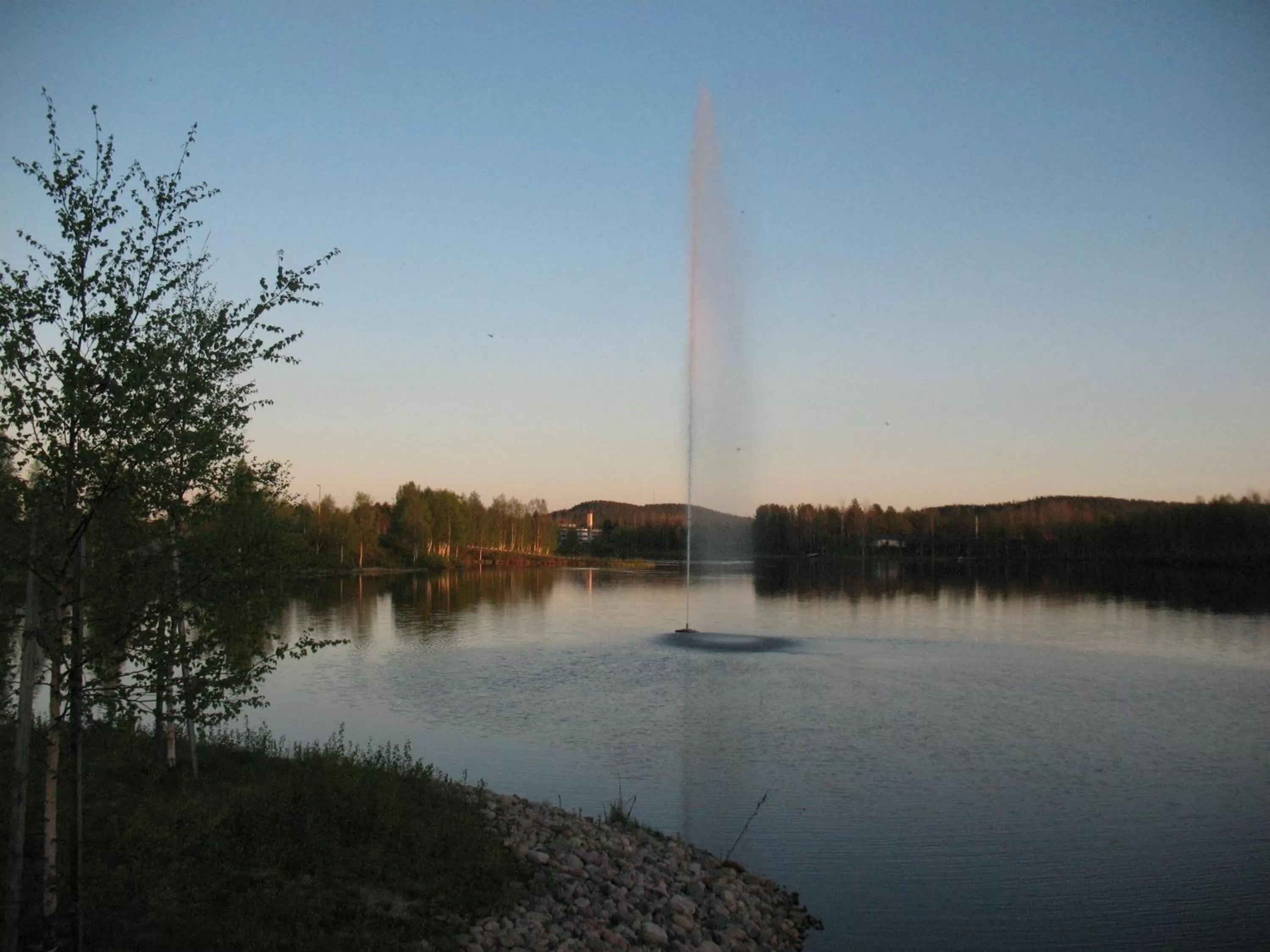 Garden in Hotel Kemijärvi