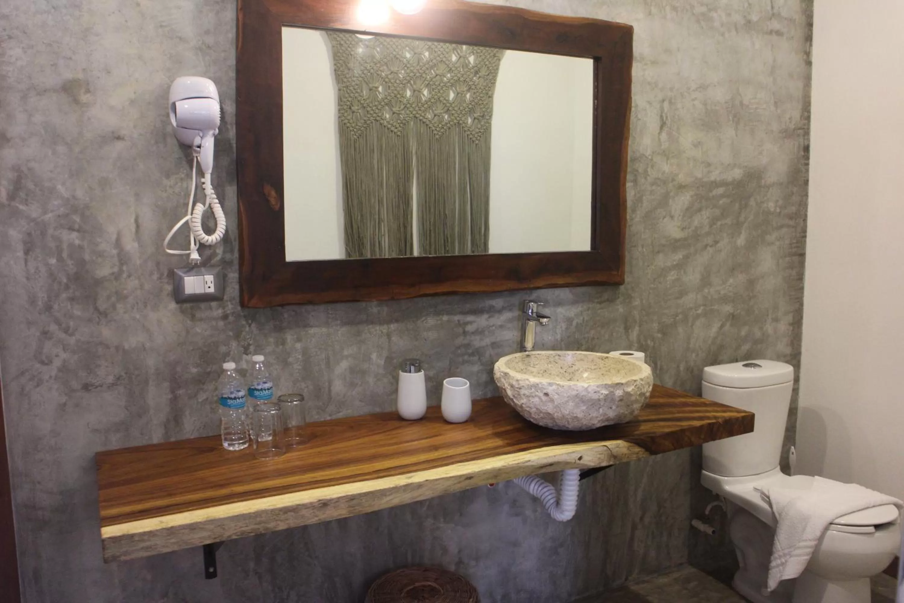 Toilet in Little Gem Hotel Tulum La Veleta