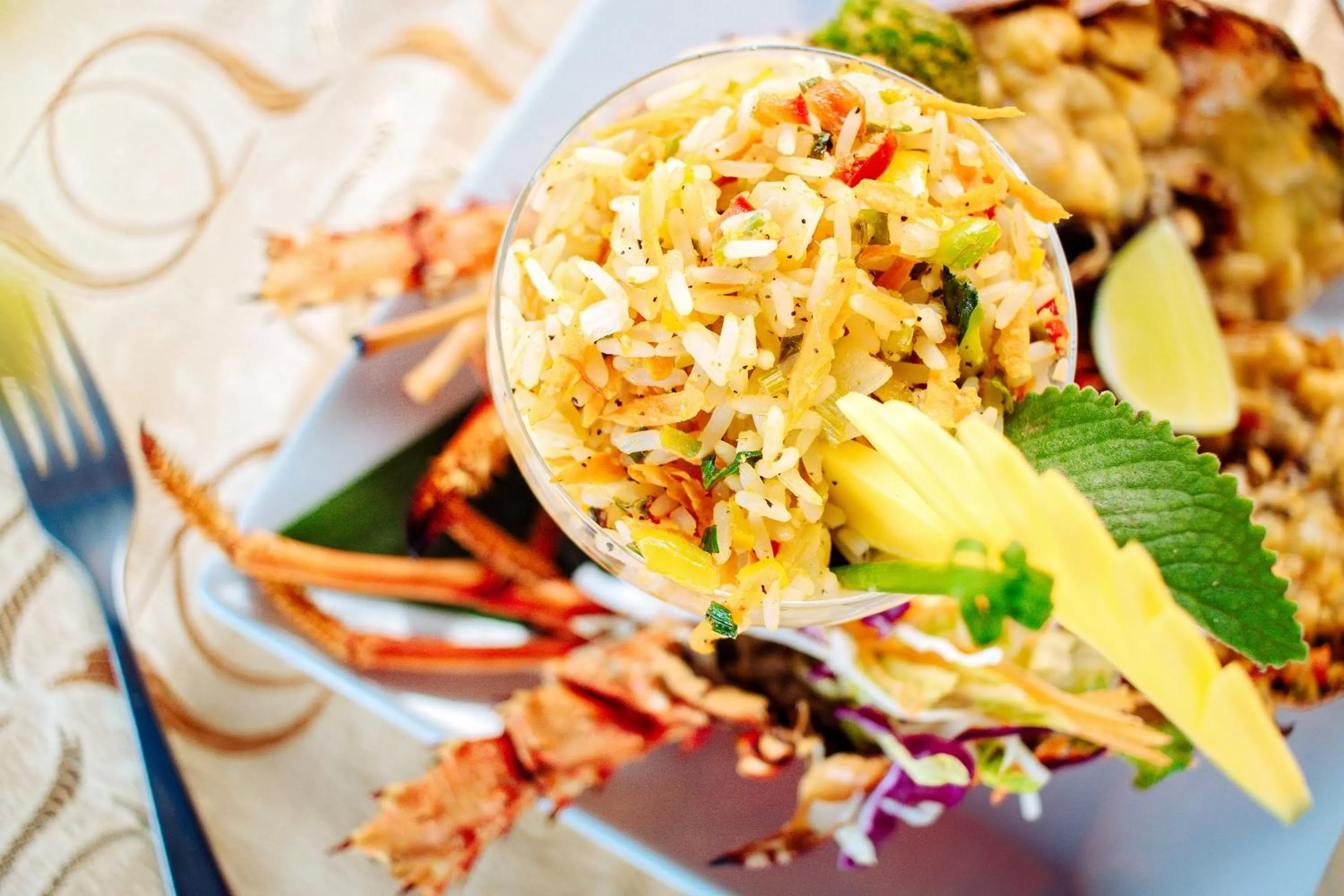 Food and drinks in Bay Gardens Marina Haven