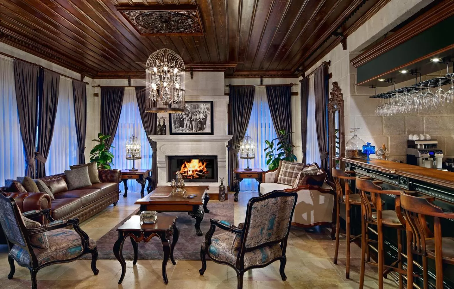 Living room in Seraphim Cave Suites & SPA