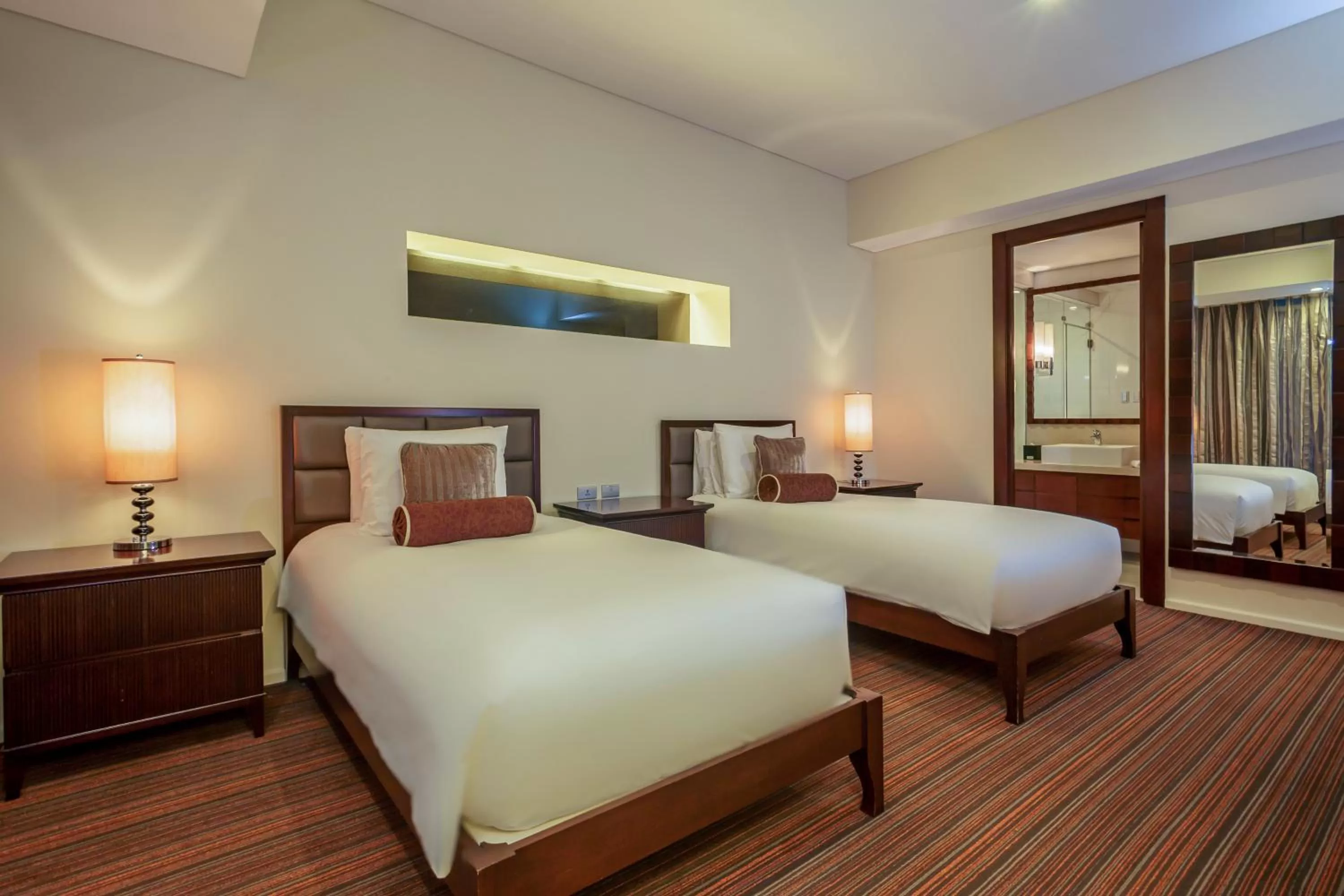 Bed in Joy Nostalg Hotel and Suites Manila Managed by The Ascott Limited