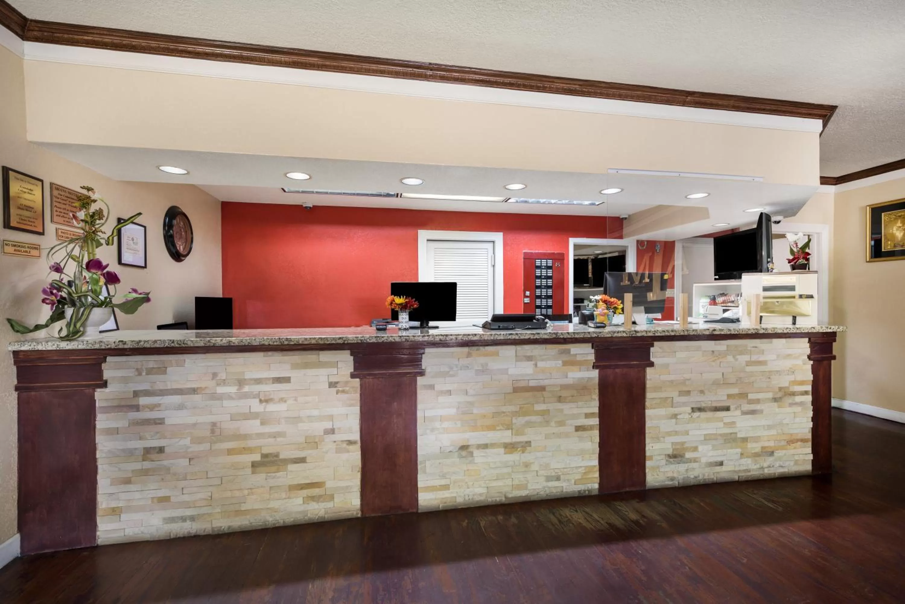 Lobby or reception in Knights Inn College Station