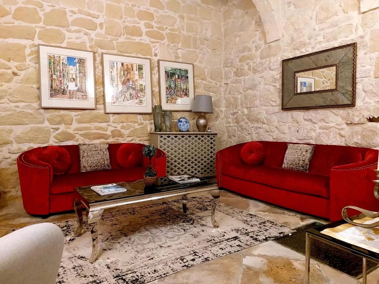 Living room in Casa Birmula Boutique Hotel