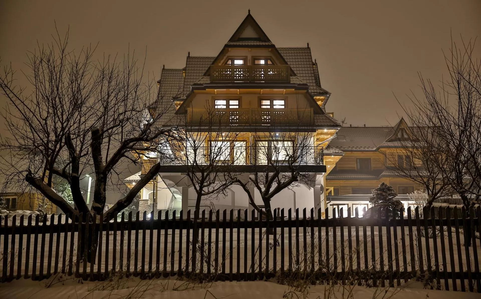 Night in Górskie Wspomnienie