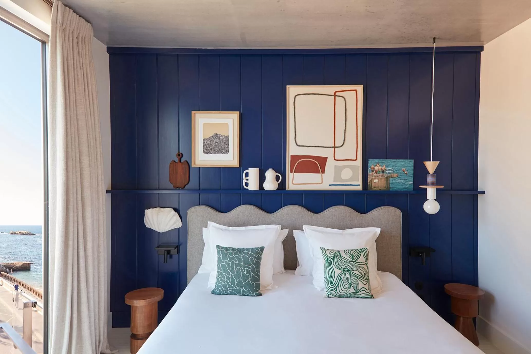 Bedroom, Bed in Hôtel de La Plage