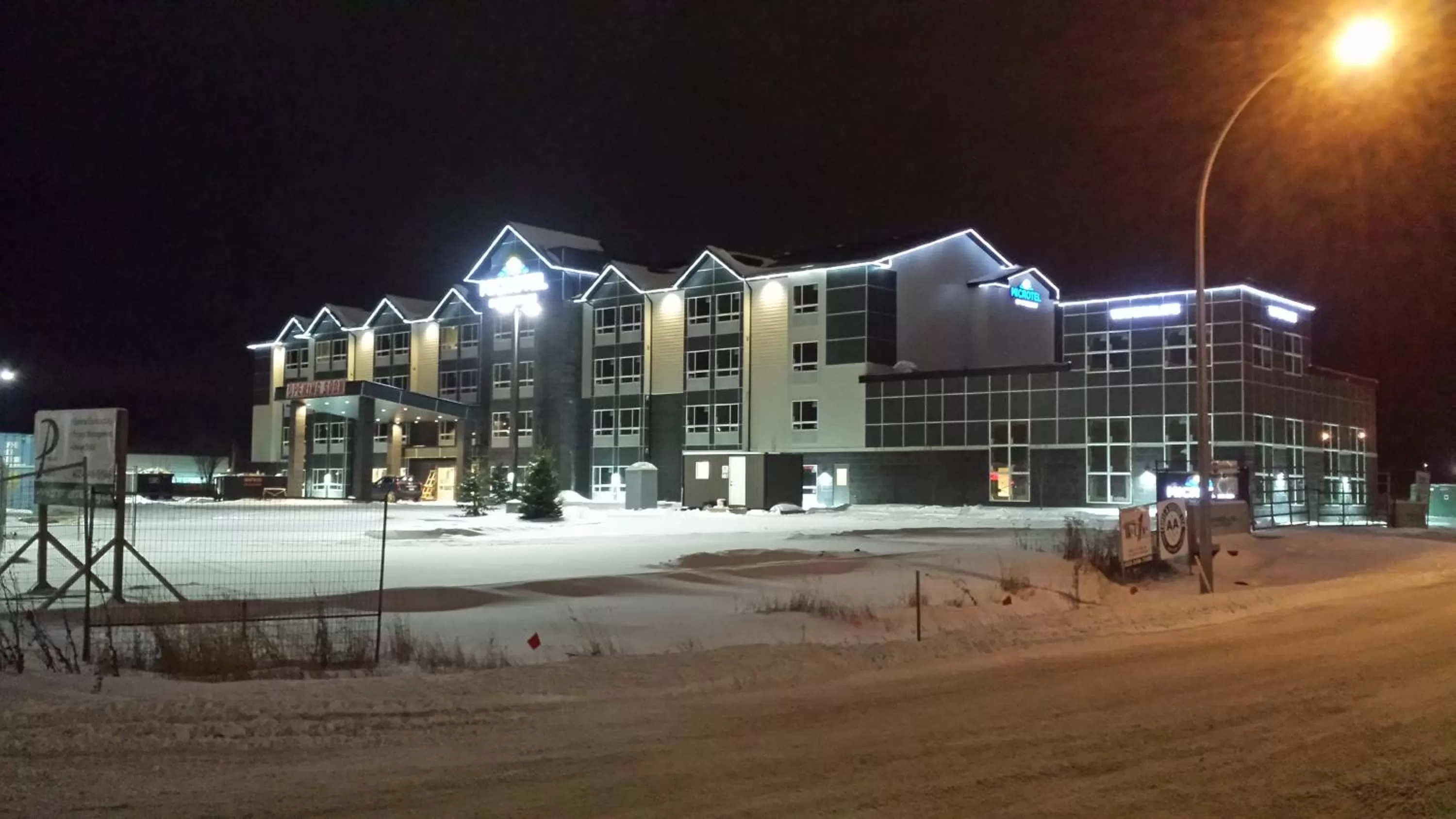 Property building in Microtel Inn & Suites by Wyndham Red Deer
