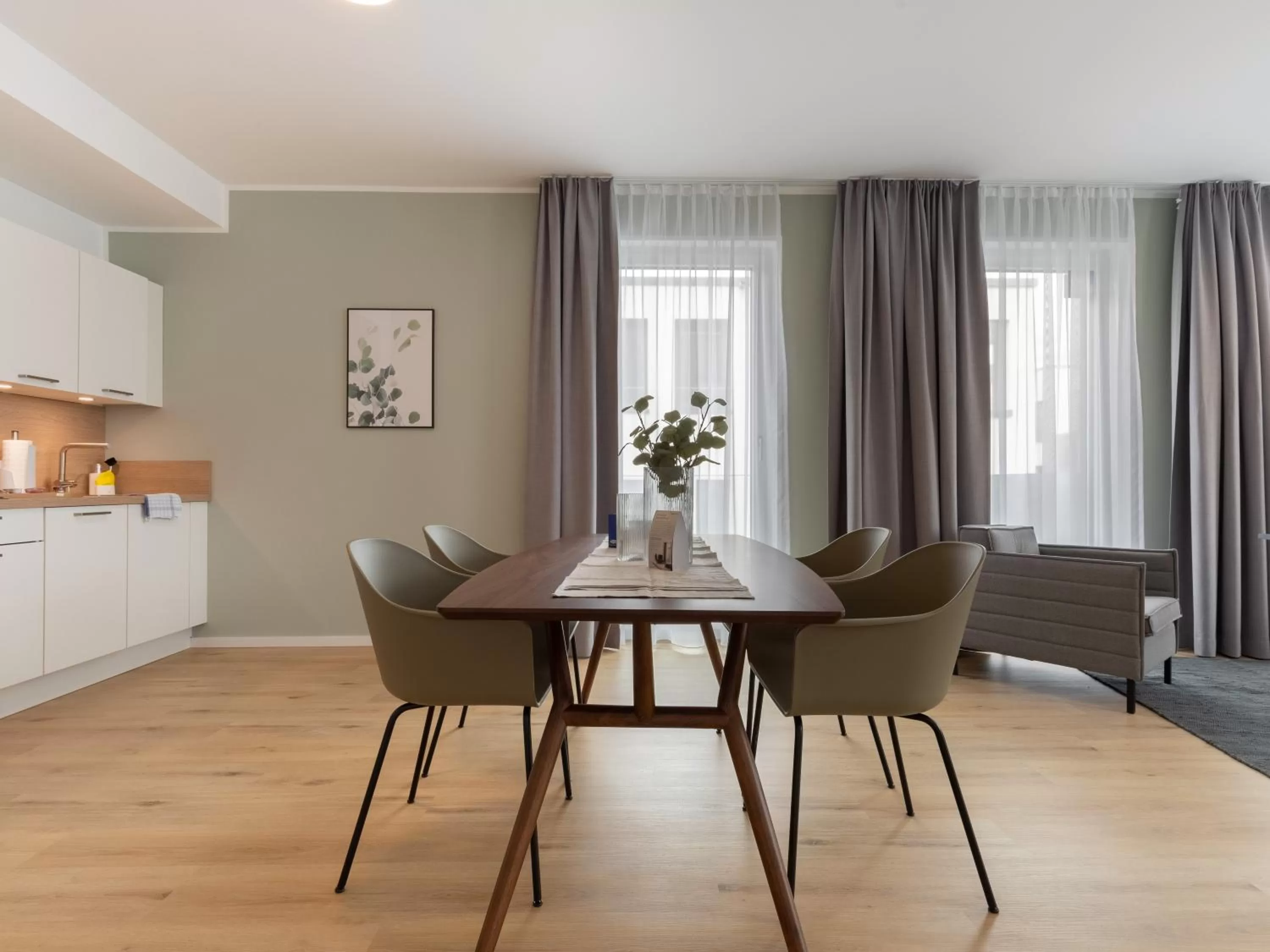 Living room in Limehome Gütersloh Eickhoffstraße