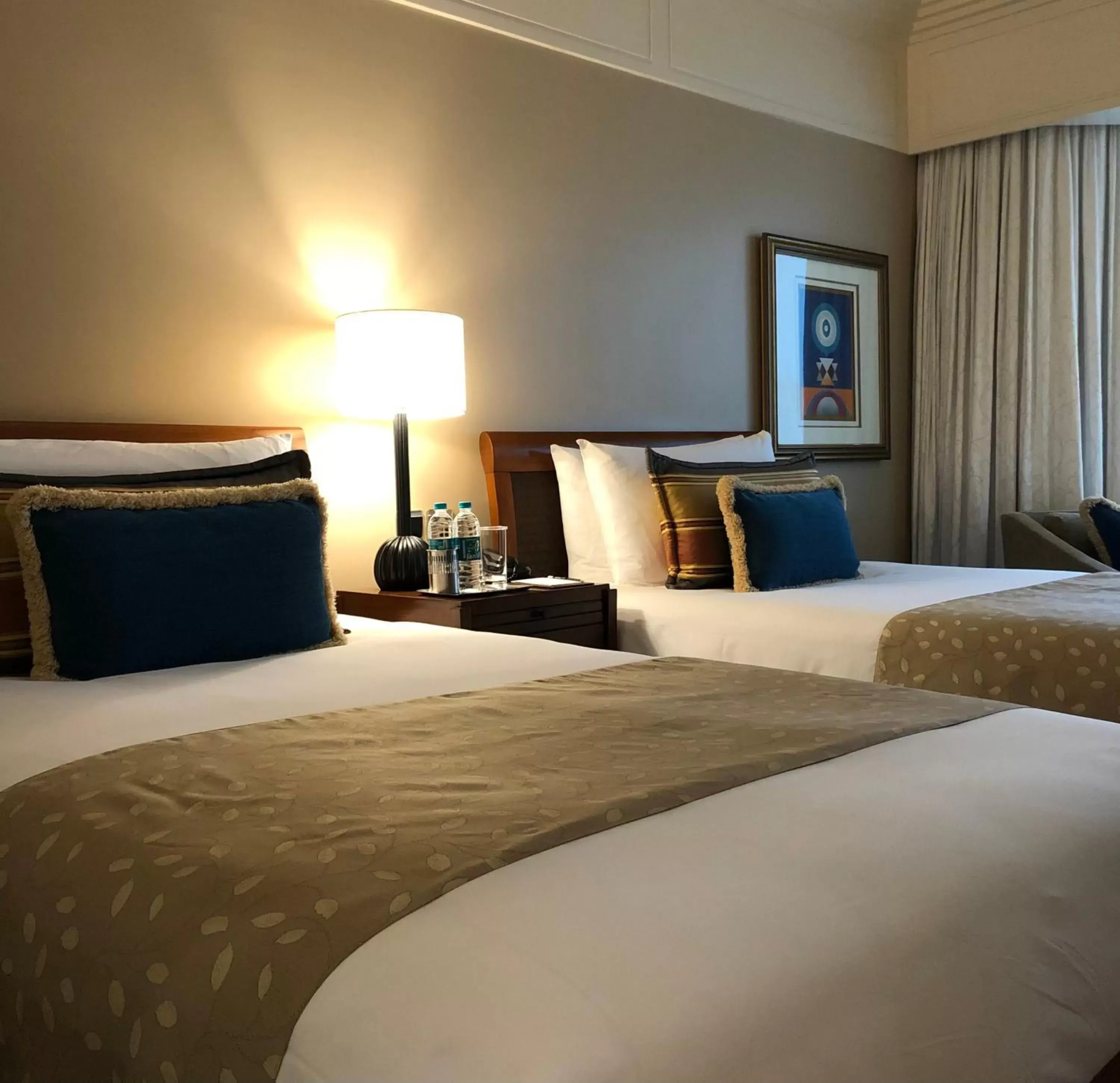 Premier City View Room with 1+1 Happy hours are from 5pm to 7pm at 6 degrees on selected brands - single occupancy in The Leela Mumbai Premier City View Room with 1+1 Happy hours are from 5pm to 7pm at 6 degrees on selected brands - single occupancy in The Leela Mumbai