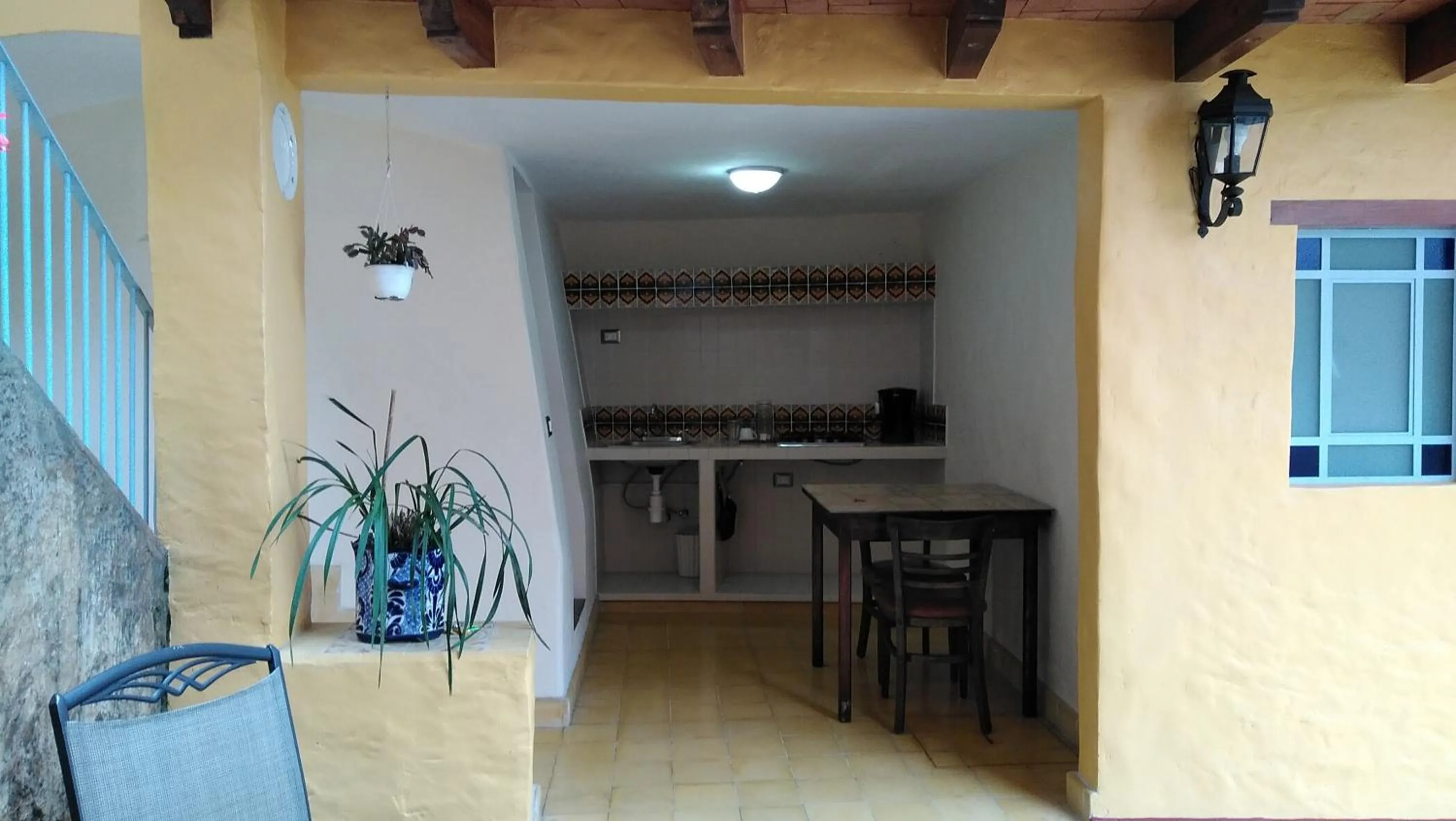 Kitchen or kitchenette in Posada Antiguo Camino Real