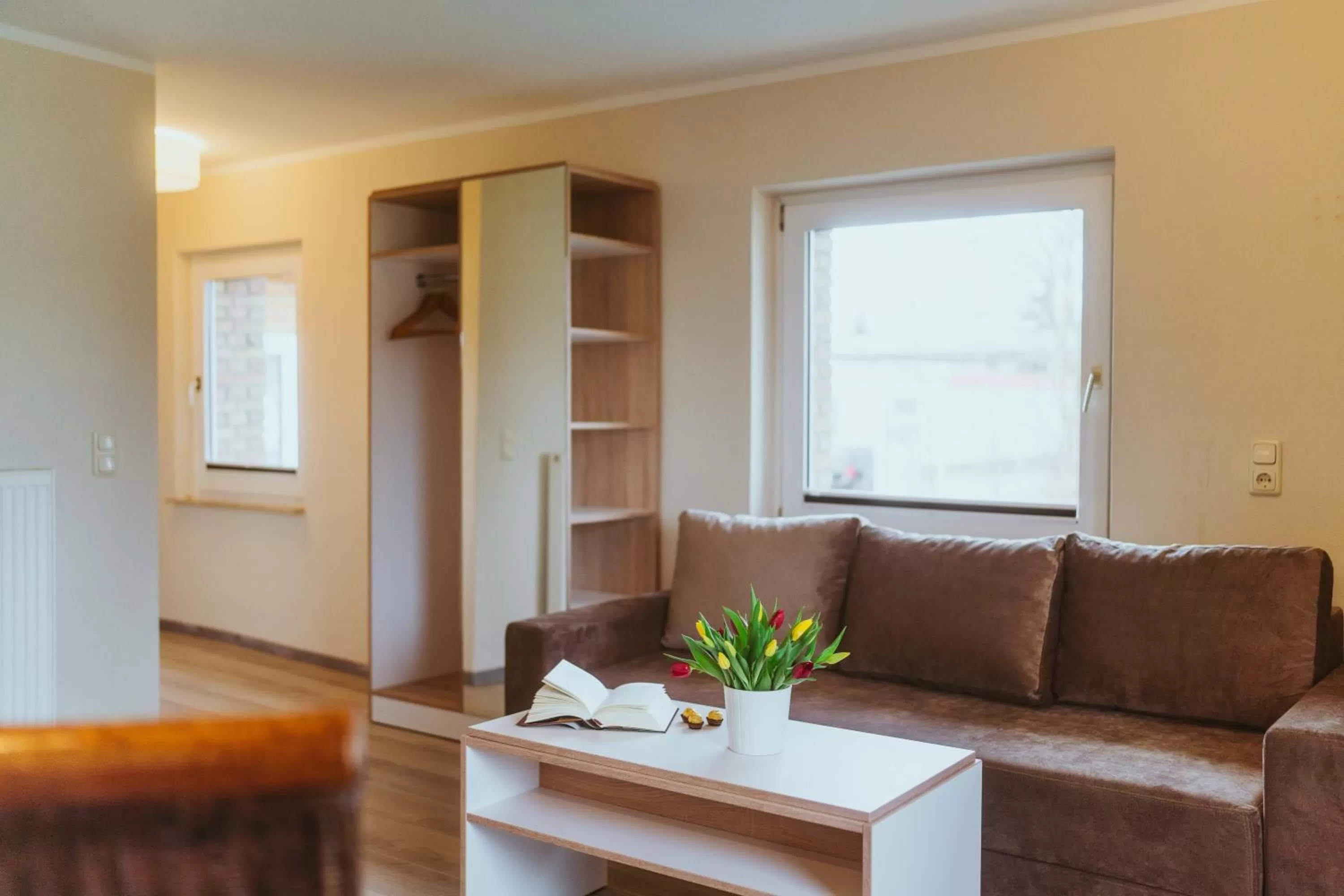 Living room, Seating Area in Aparthotel Stralsund Studios und Apartments