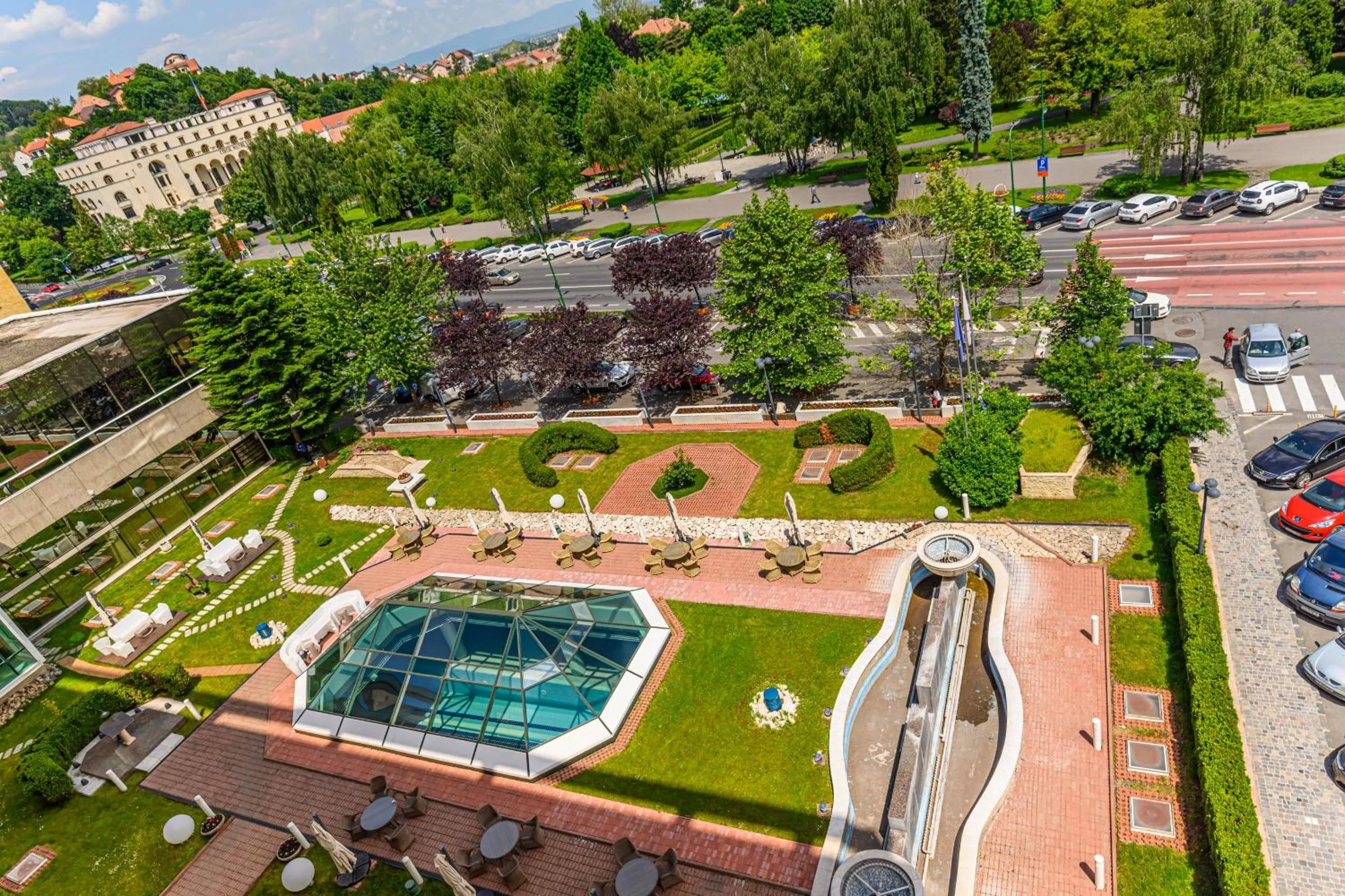 City view in Hotel Aro Palace