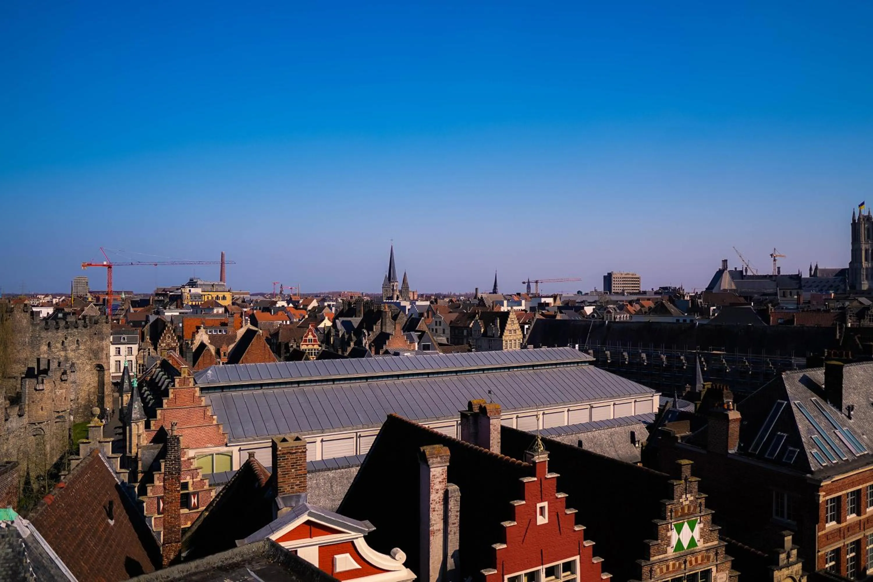 City view in Hotel Gravensteen