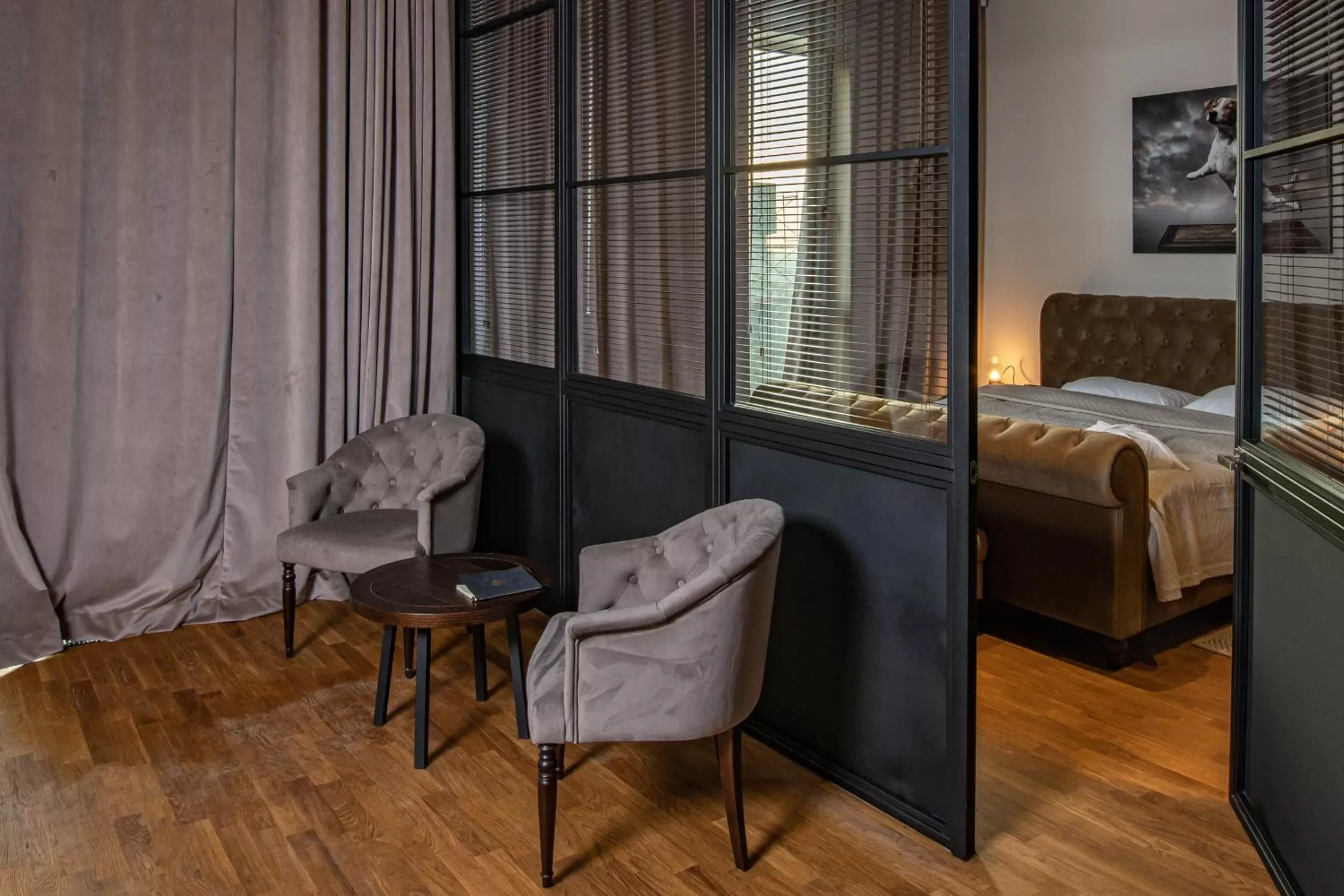 Seating Area in Warm House Apart Hotel