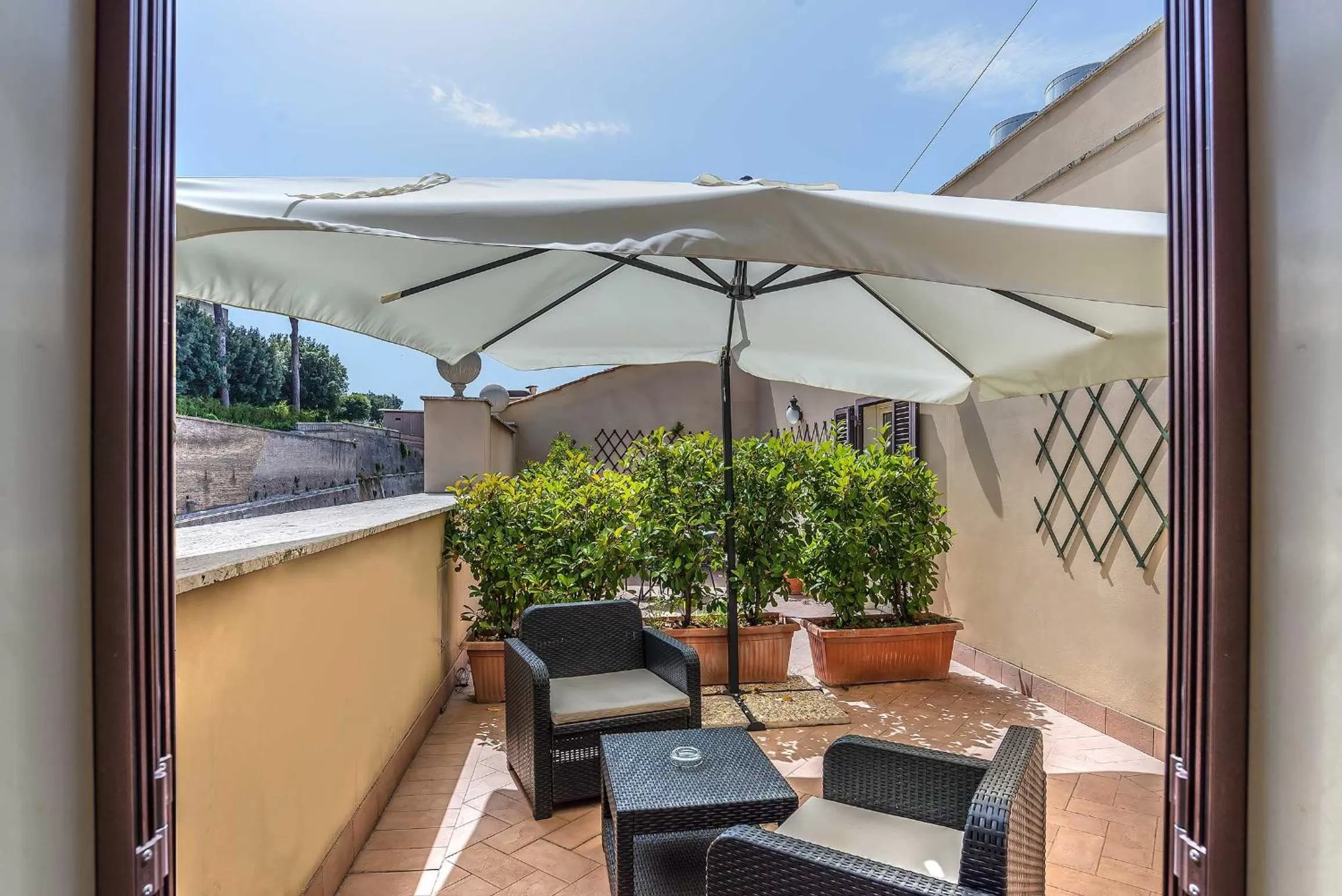 Patio in Tmark Hotel Vaticano