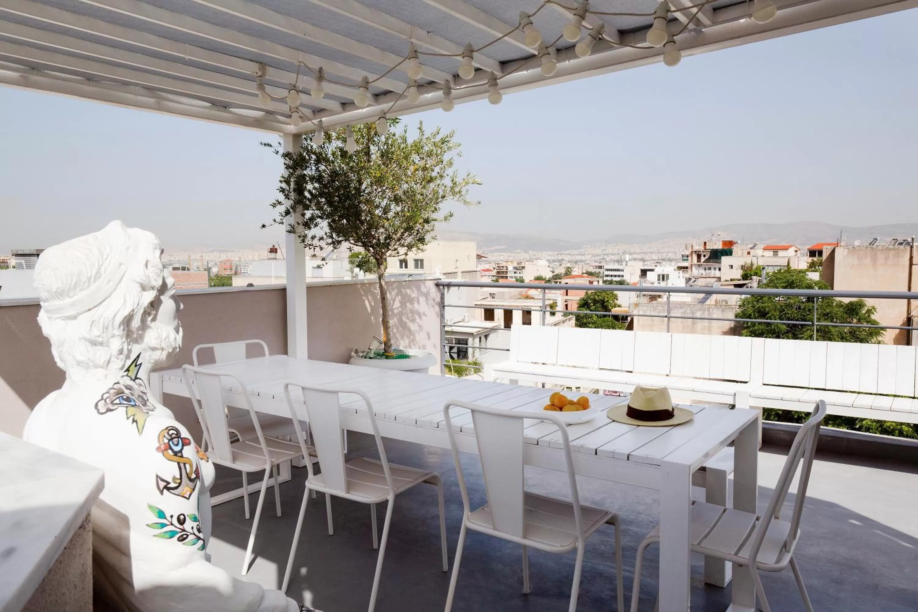 Balcony/Terrace in Downtown Athens Lofts - The Acropolis Observatory