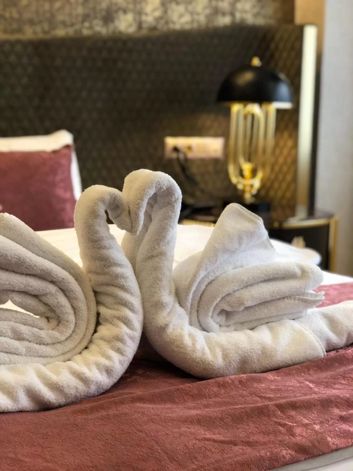 Bed in Burj Al Istanbul