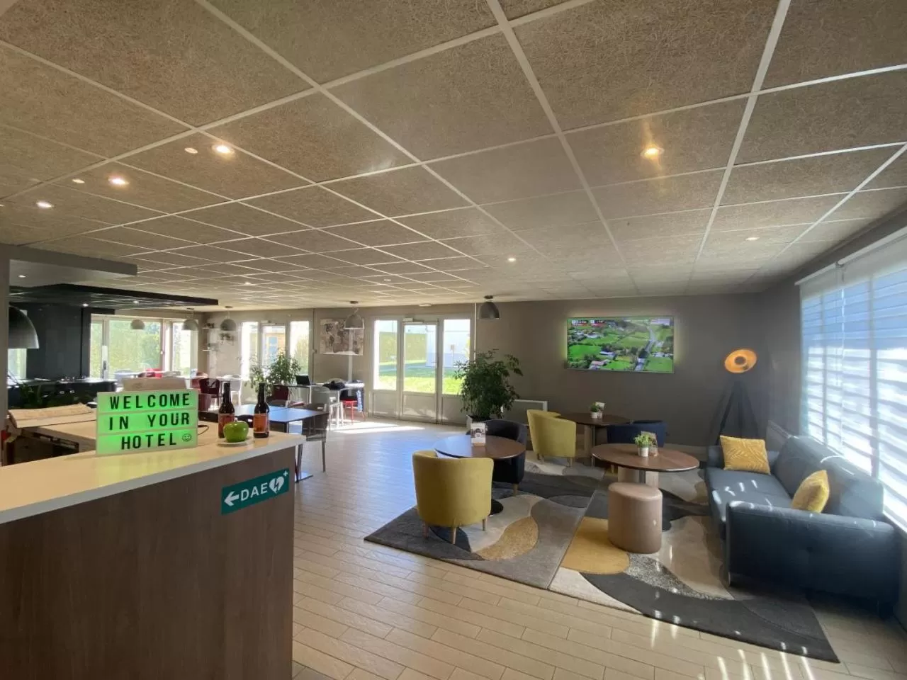 Living room in Hôtel Campanile Orléans Nord - Saran